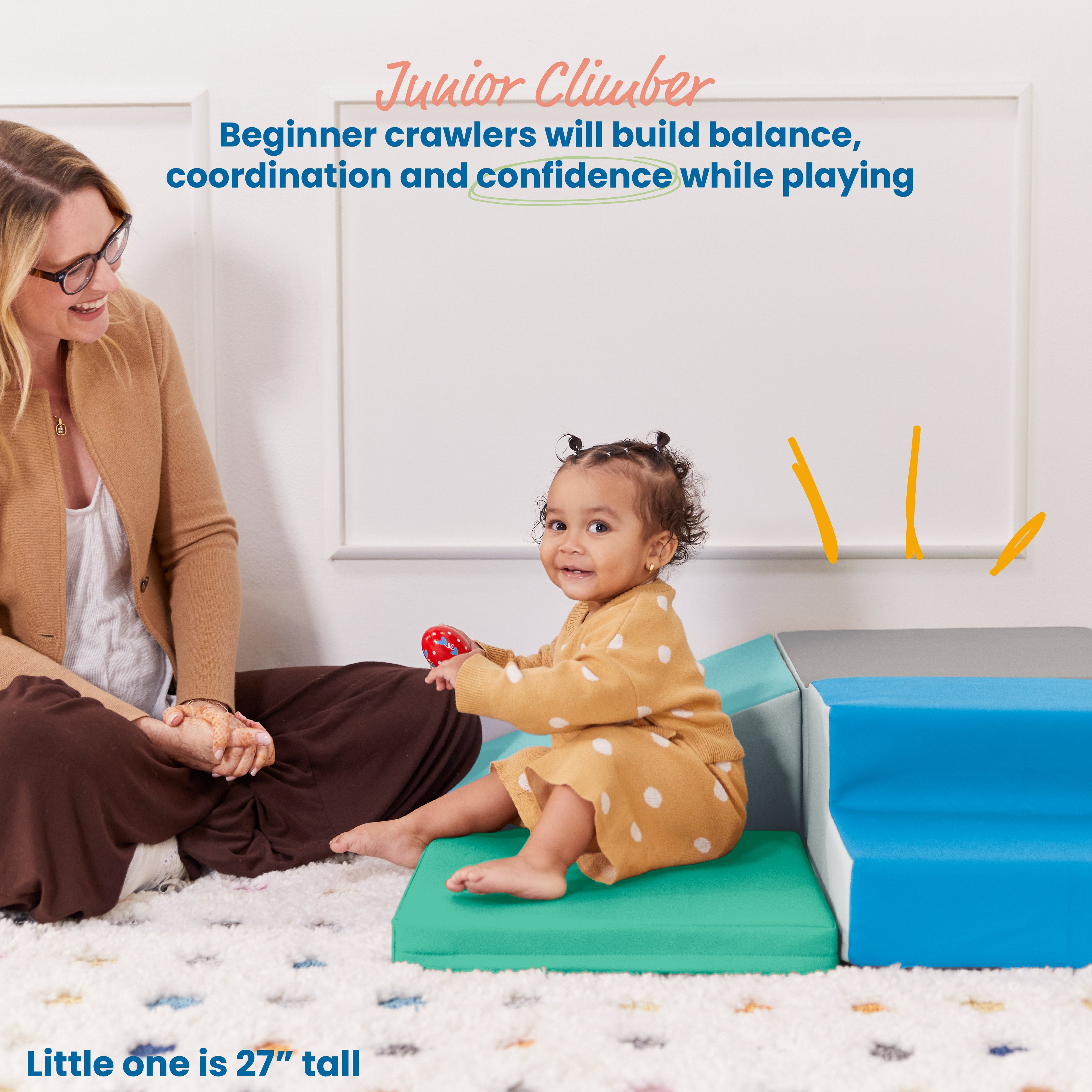 SoftZone Junior Little Me Corner Climber - Contemporary