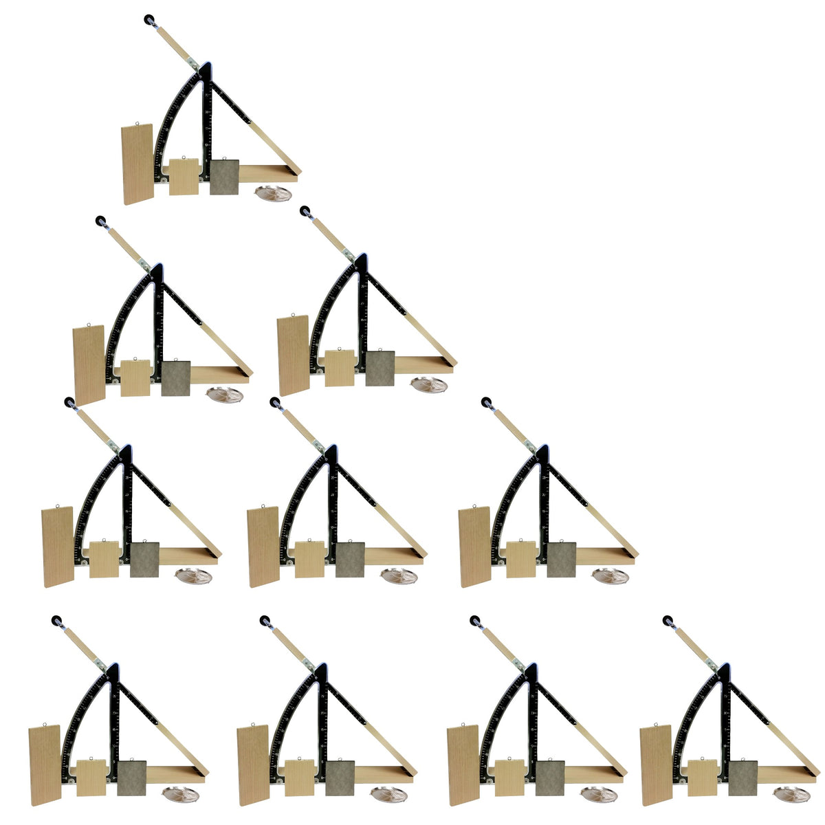 Incline Plane Friction Kit for Science Education, Case of 10