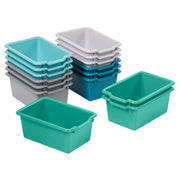 Scoop Front Storage Bins 15-Piece - Contemporary