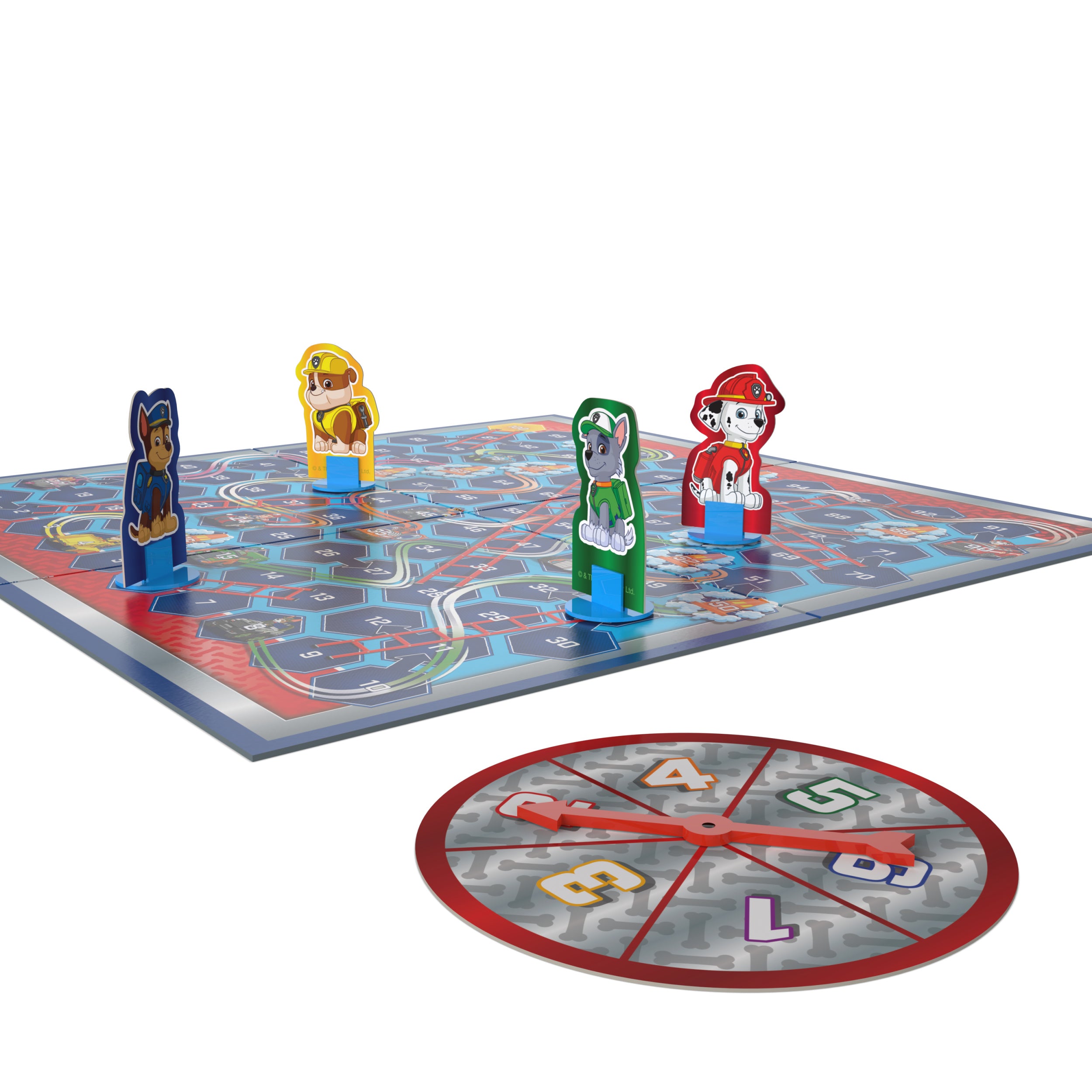 Spin Master Games, PAW Patrol Pups ‘N Ladders Game, PAW Patrol Toys, Classic Activity Toy, for Kids & Family, 2-4 Players, for Ages 4 & Up