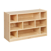 Medium Block Storage Cart 38in - Natural