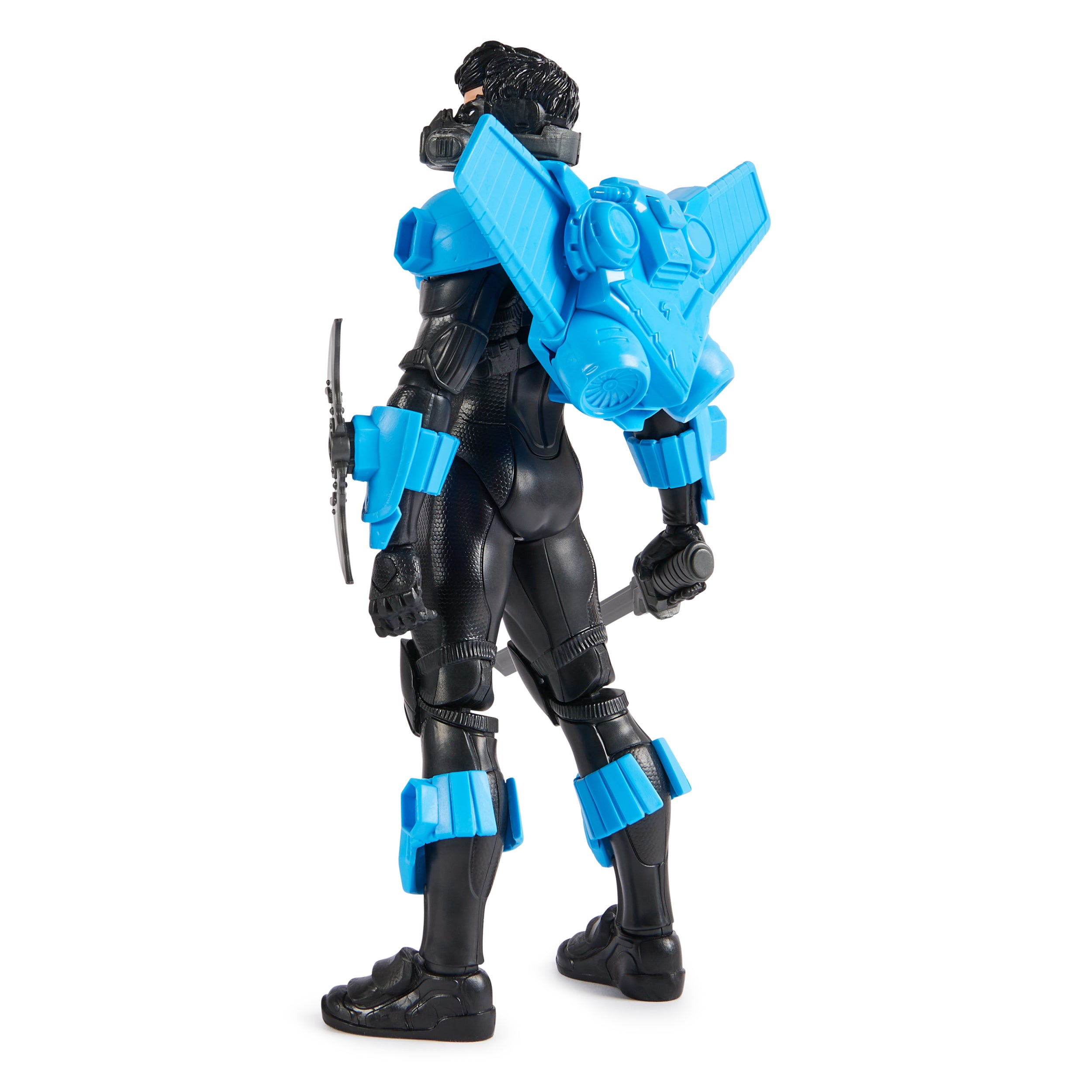 DC Comics, Batman Adventures, Nightwing Action Figure, 15 Armor Accessories, 17 Points of Articulation, 12-inch, Super Hero Kids Toy for Boys & Girls