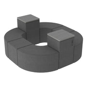 Pro Series Recharge Halo Hub, 8-Piece Set - Slate Gray Crosshatch/Cosmic Strandz