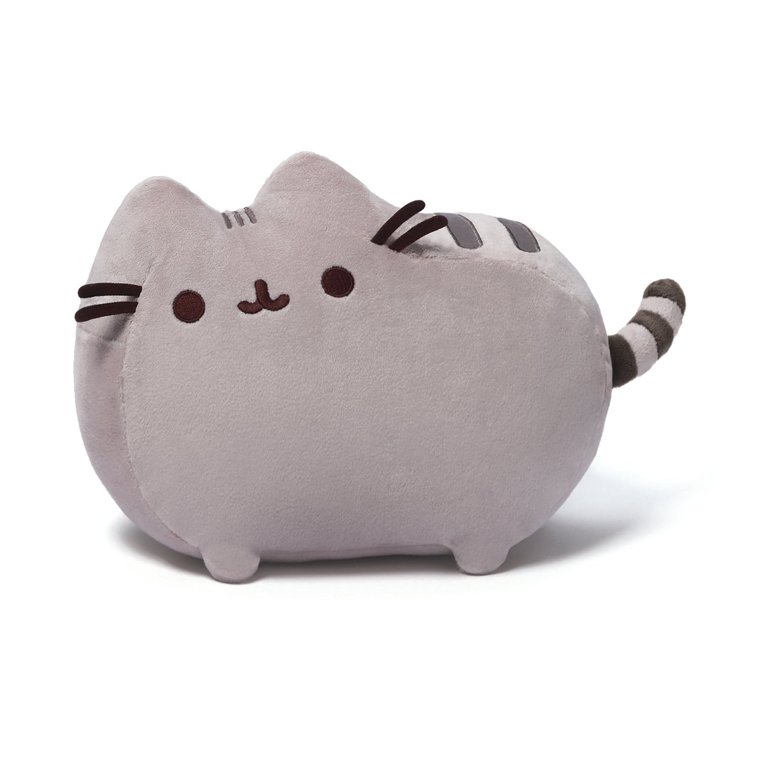 GUND Pusheen the Cat Classic Pose Plush, Kawaii Plush Cat Stuffed Animal for Ages 8 and Up, Gray, 12”