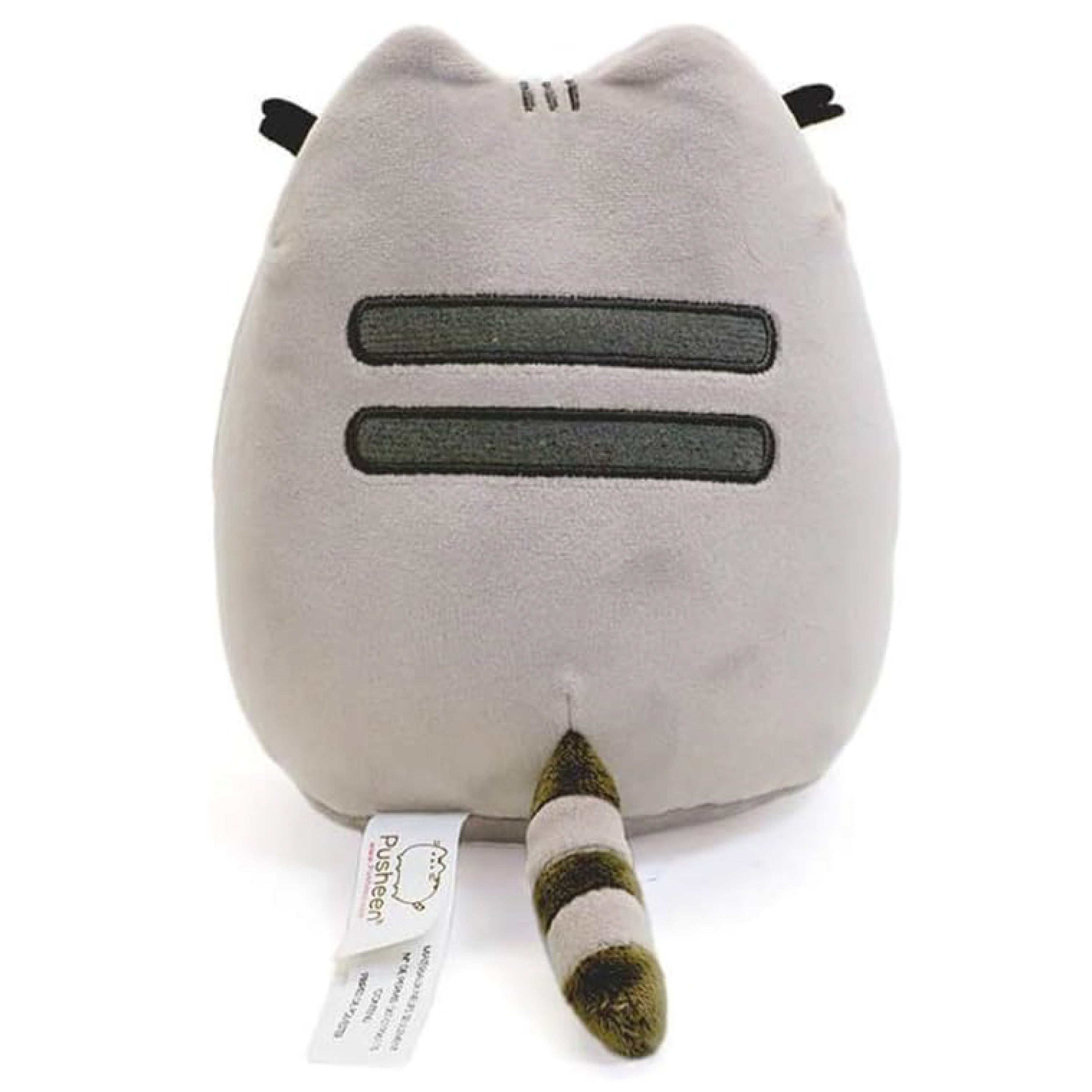 GUND Pusheen the Cat Sitting Pose Squisheen Plush, Squishy Stuffed Animal for Ages 8 and Up, Gray, 6”