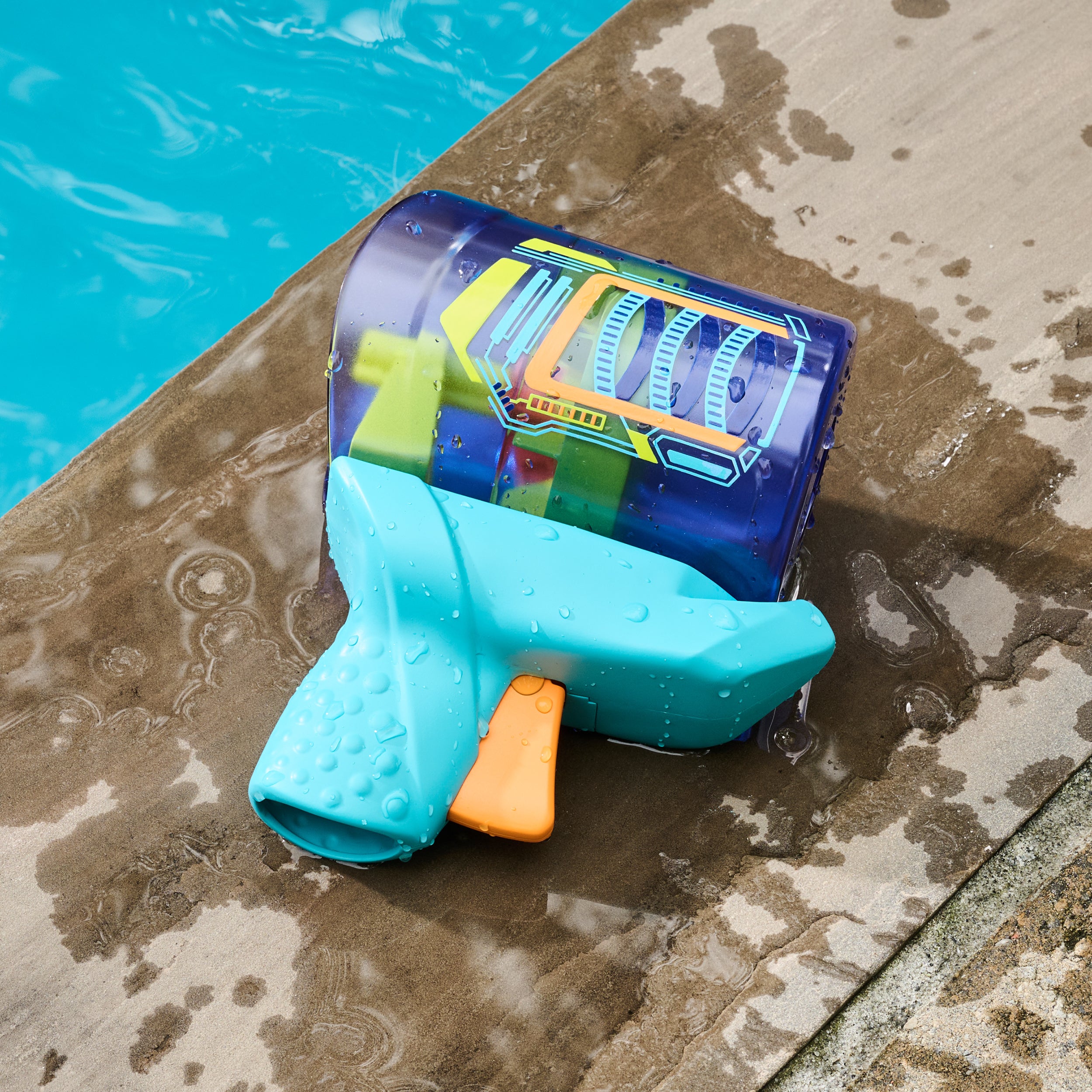 SwimWays Hydro Ring Water Launcher, Kids Pool Toys for Swim Training, Water Blaster Toys & Outdoor Games for Kids Aged 5 & Up