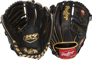 Rawlings R9 Baseball Series 12-Inch Baseball Glove  - Right Hand Thrower - Black