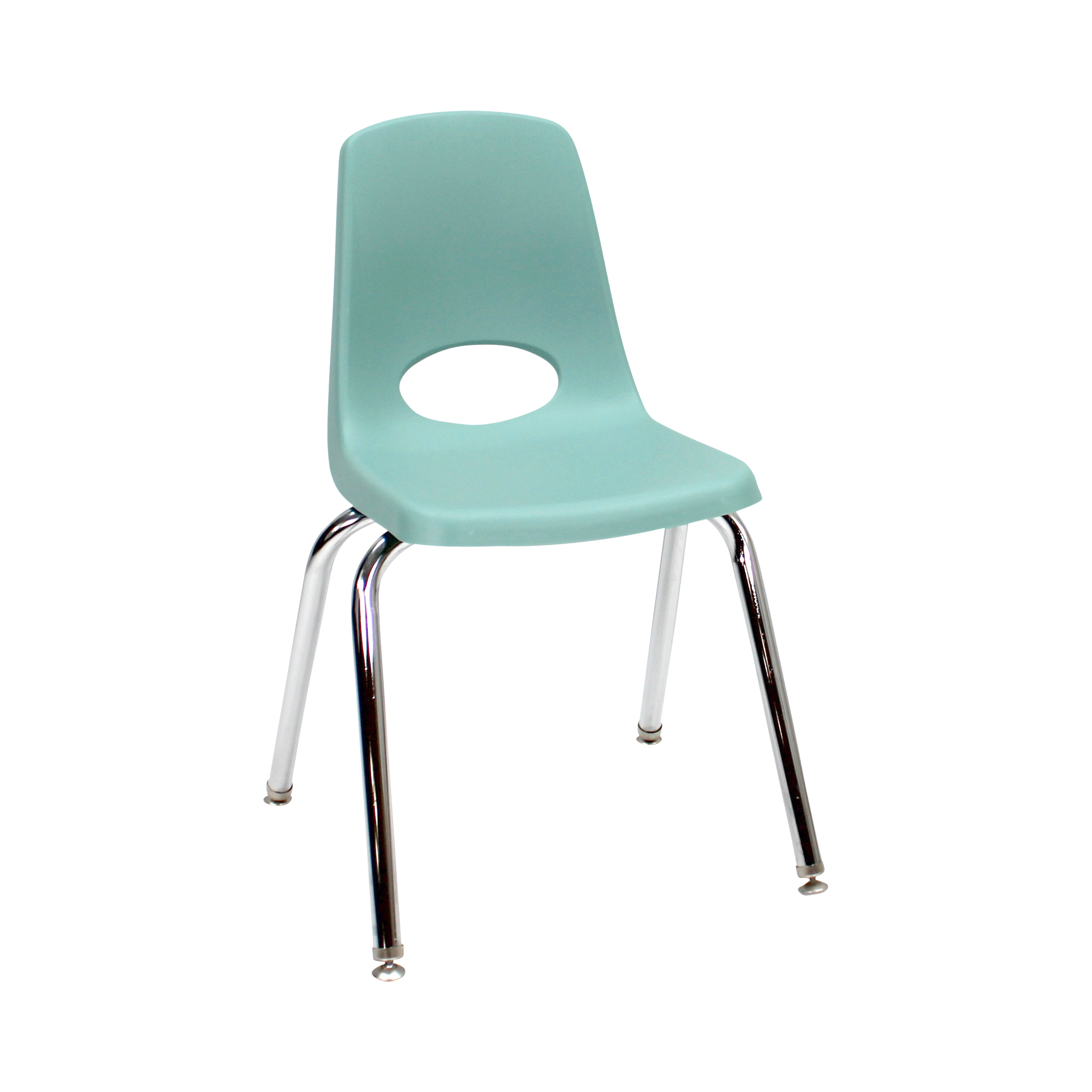 16" Stack Chair with Swivel Glides - Seafoam