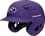 Rawlings R16 Matte Junior 1-Tone Baseball Helmet - Purple