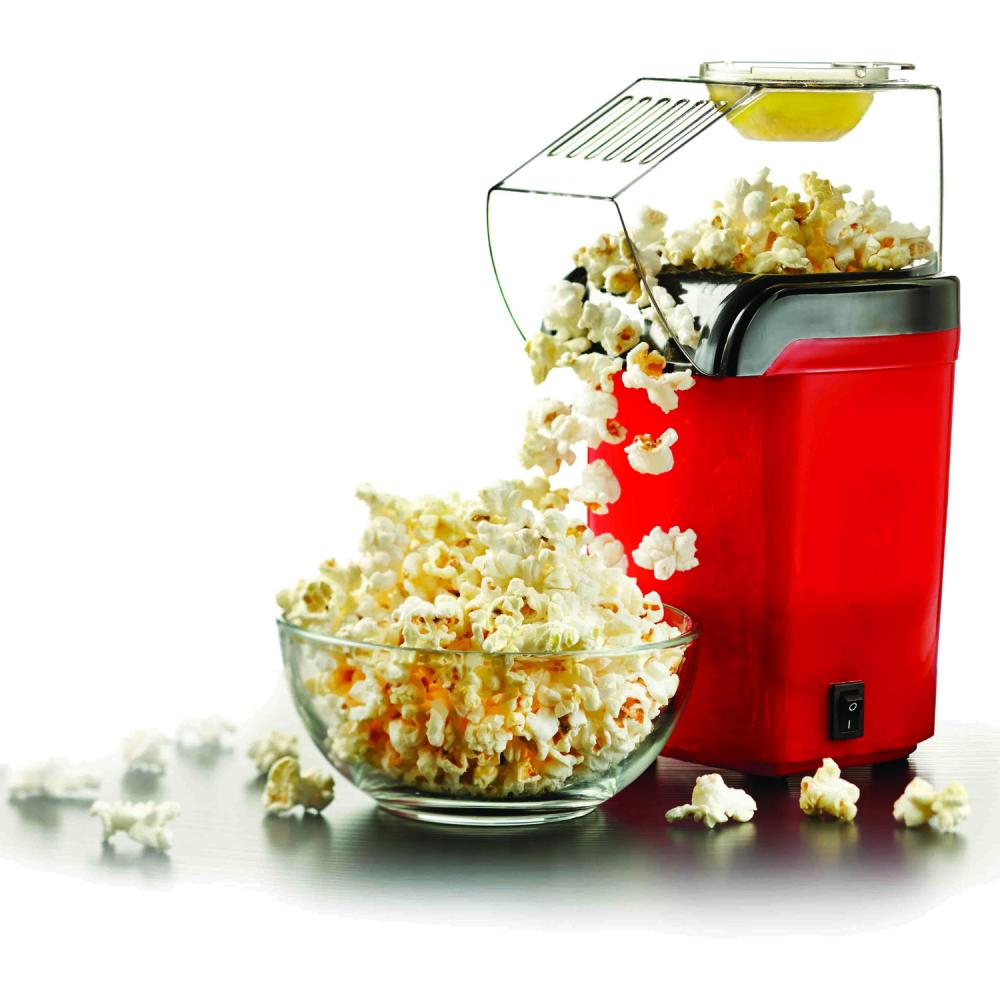 Brentwood PC-486R 8-Cup Hot Air Popcorn Maker, Red