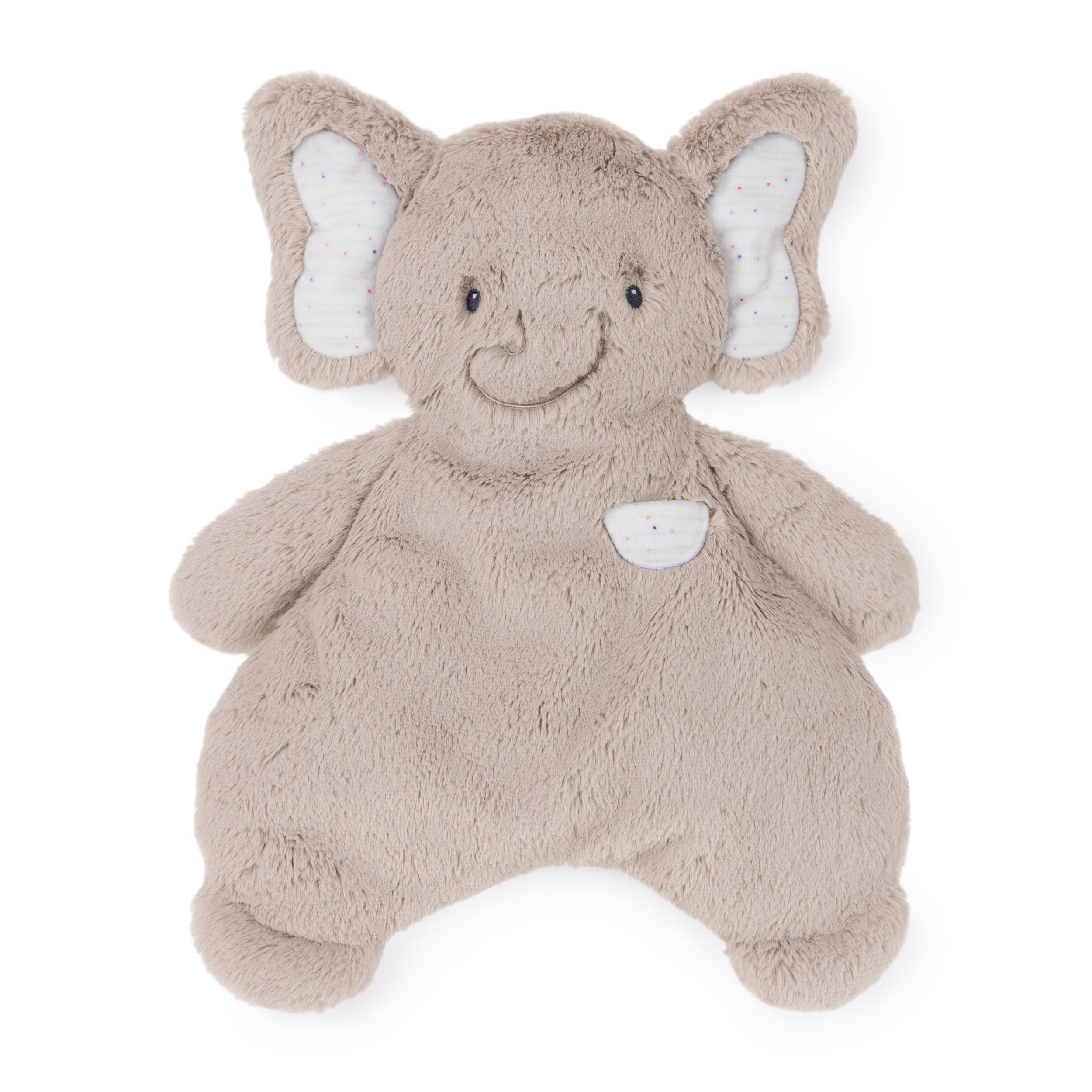 Baby GUND Oh So Snuggly Elephant Lovey, Premium Soft Plush Blanket for Babies and Newborns, Ash Grey