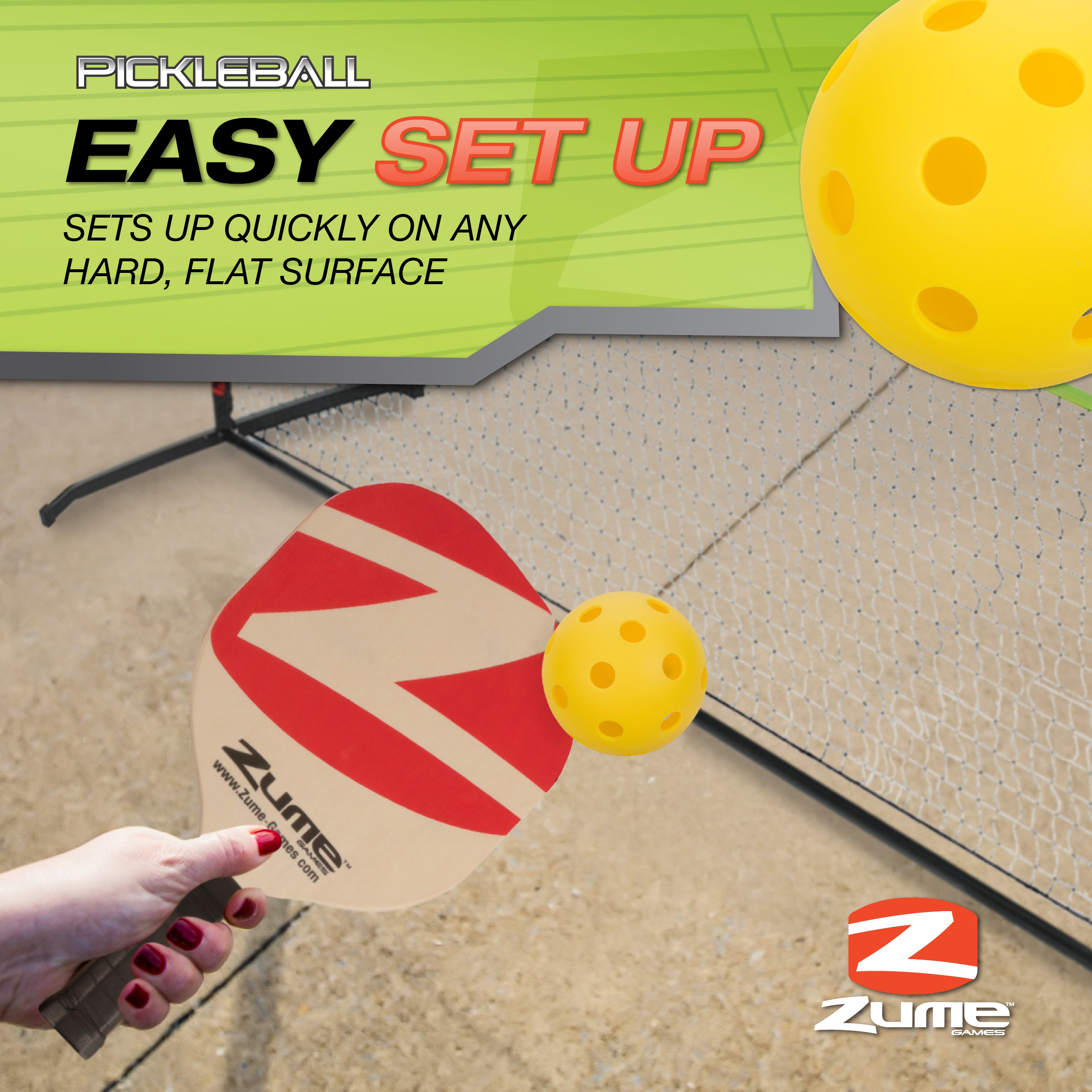 Zume Games Pickleball Set