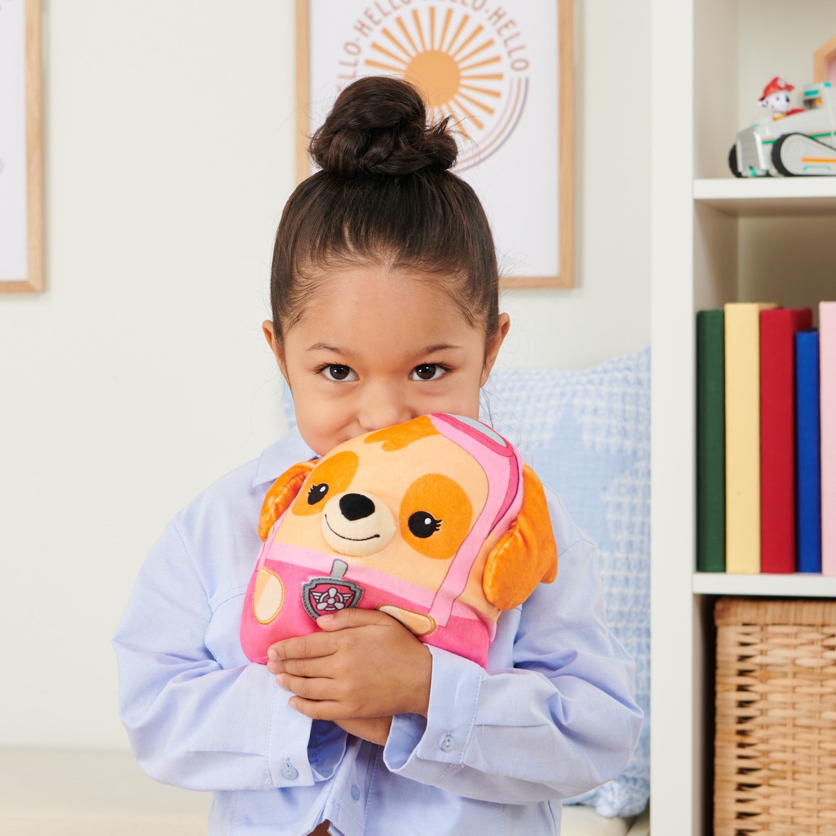 PAW Patrol Skye Squish Plush, Official Toy from the Hit Cartoon, Squishy Stuffed Animal for Ages 1 and Up, 8”