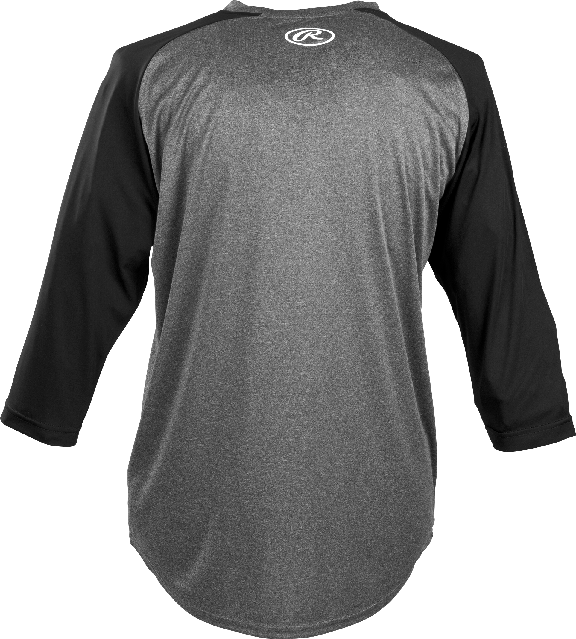 Rawlings Youth Three-Quarter Sleeve Performance Jersey - Small - Black