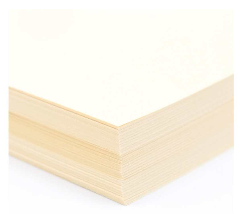 Vellum Bristol 8.5" x 11" Color Copy Paper, 90 lbs., IVORY - SMOOTH, 250 Sheets/Ream