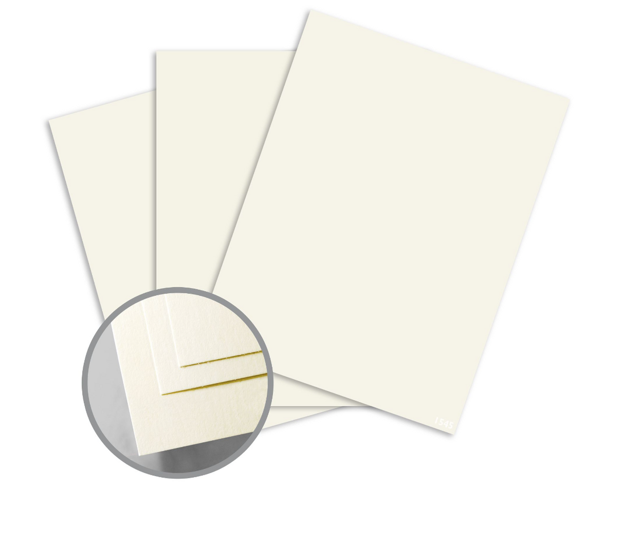 Vellum Bristol 8.5" x 11" Color Copy Paper, 90 lbs., IVORY - SMOOTH, 250 Sheets/Ream
