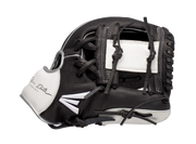 Easton Future Elite Series Youth 11-Inch Baseball Glove - Right Hand Thrower - Black/White