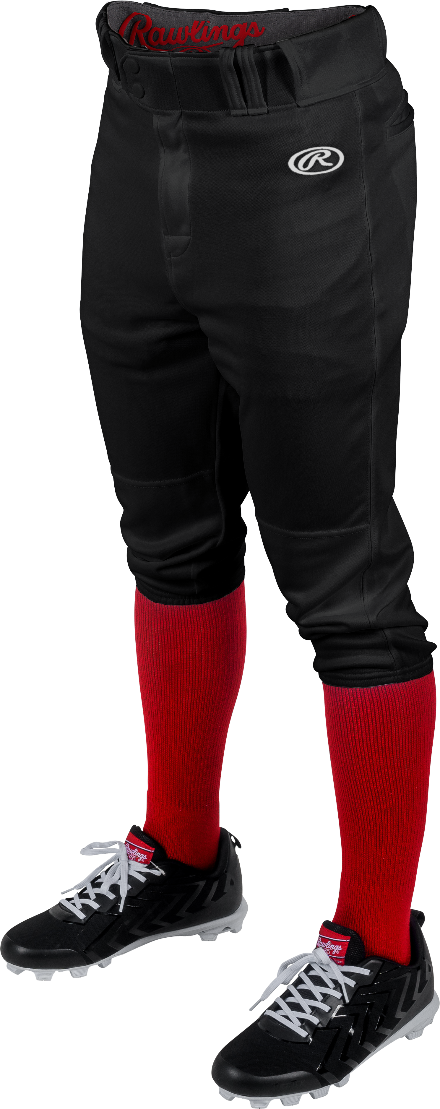 Rawlings Youth Launch Solid Knicker Pant - Small - Black
