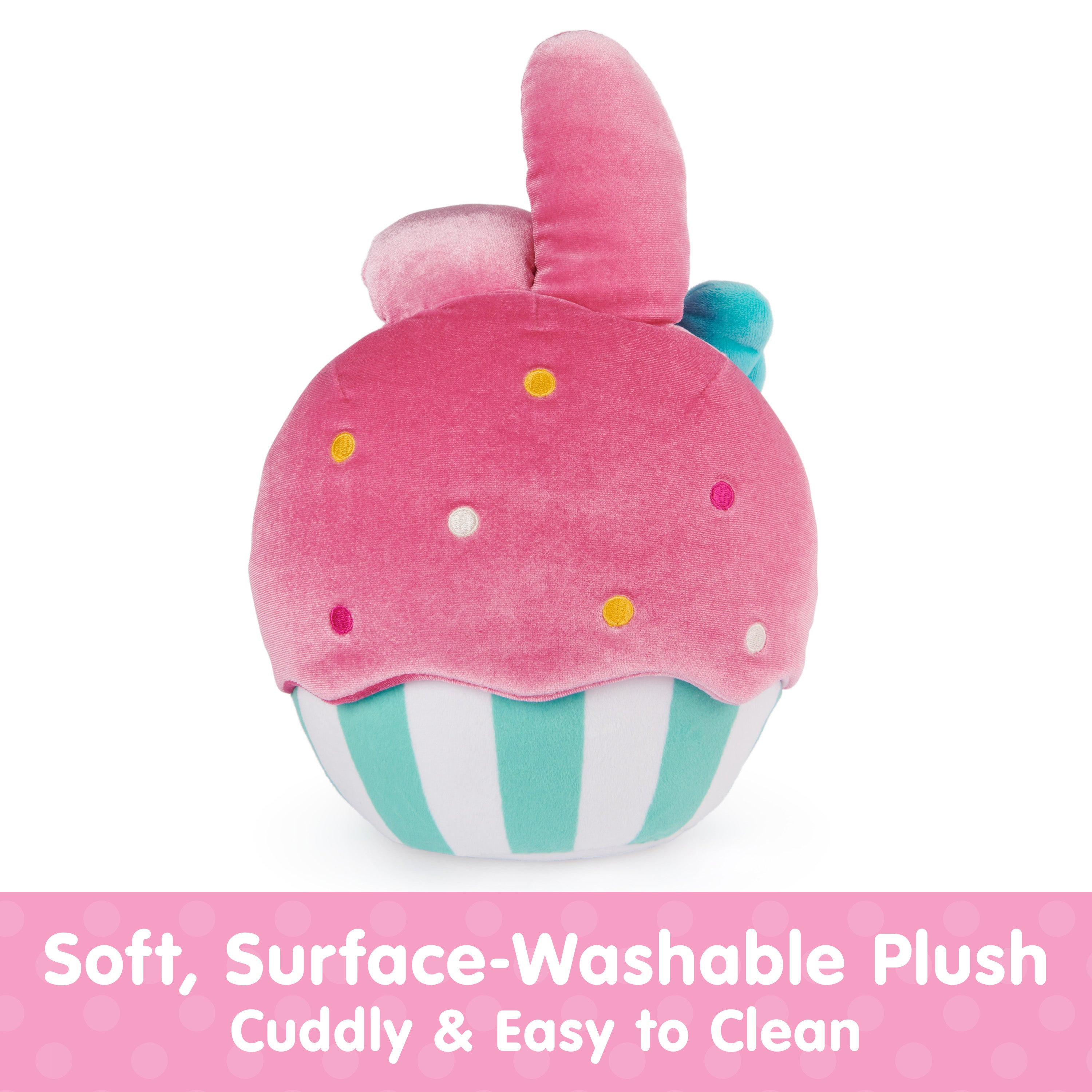 GUND Sanrio Hello Kitty and Friends My Melody Cupcake Plush, Stuffed Animal for Ages 1 and Up, Pink/White, 8”