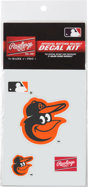 Rawlings Mlb Replica Decal Kits - Baltimore Orioles