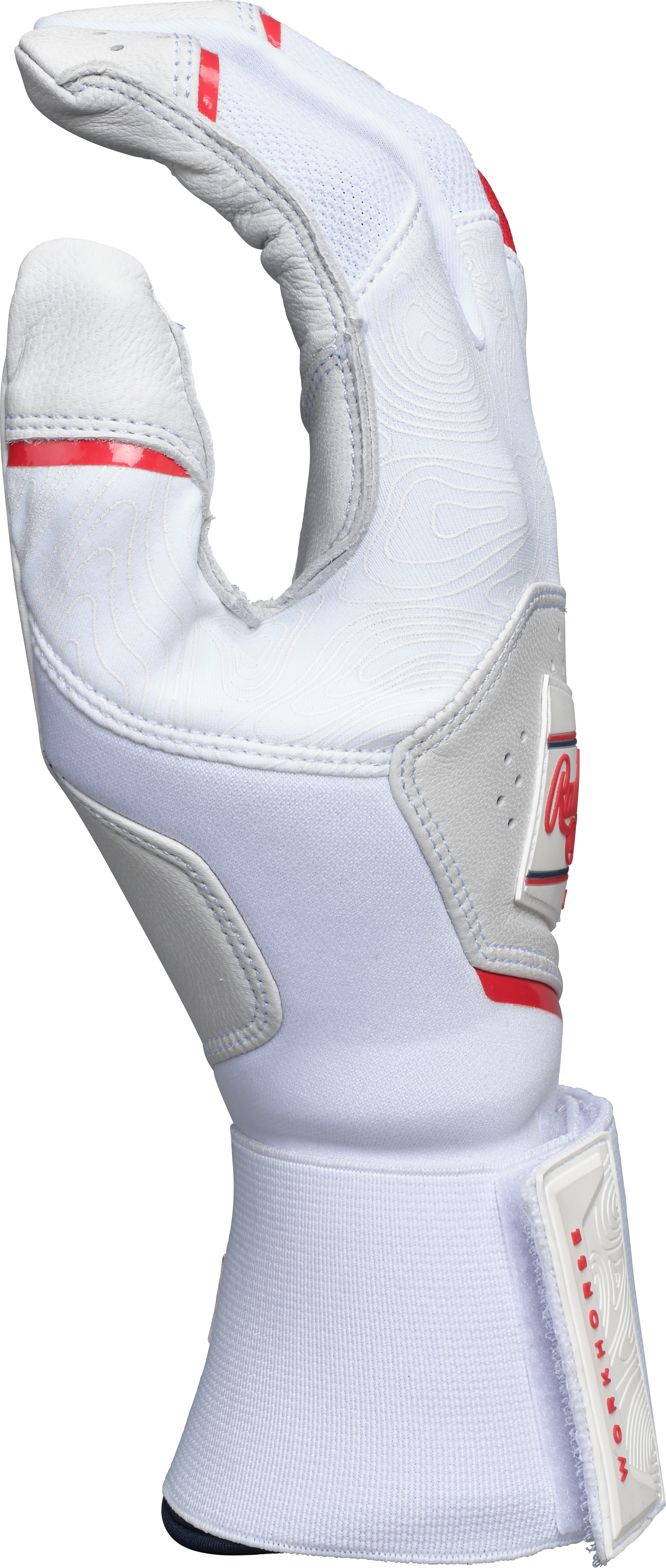 Rawlings Youth Workhorse Compression Strap Batting Gloves - Large - Usa