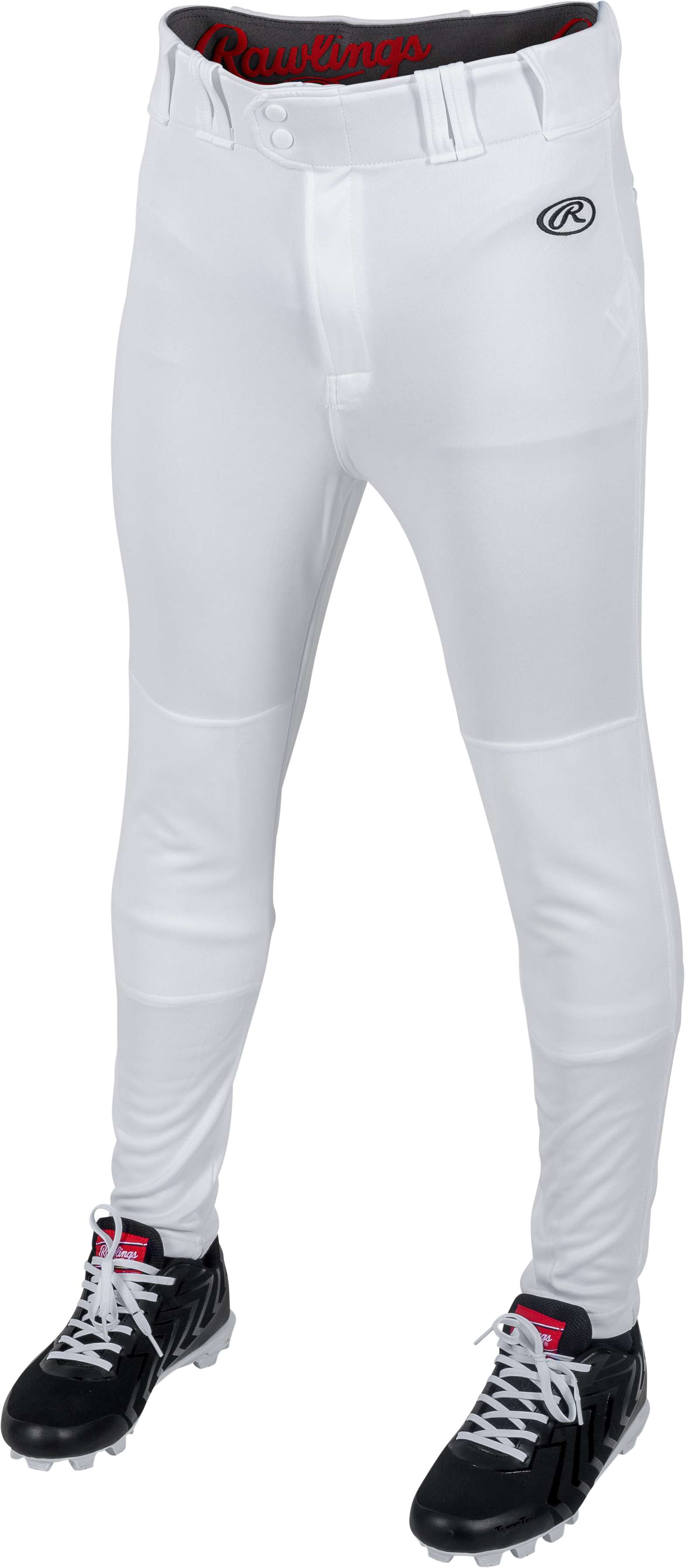 Rawlings Youth Launch Solid Pro Taper Fit Pant - Small - White