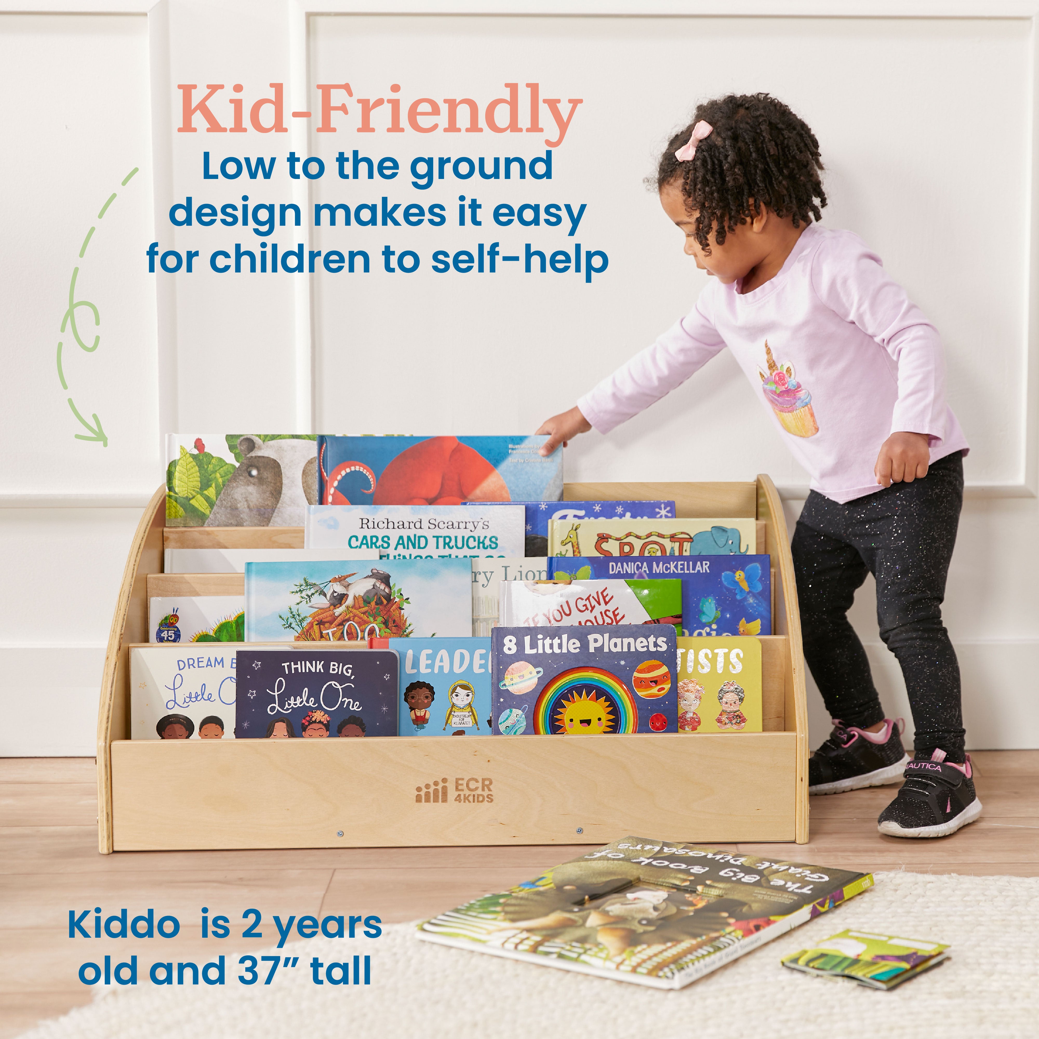 Toddler Book Display - Natural