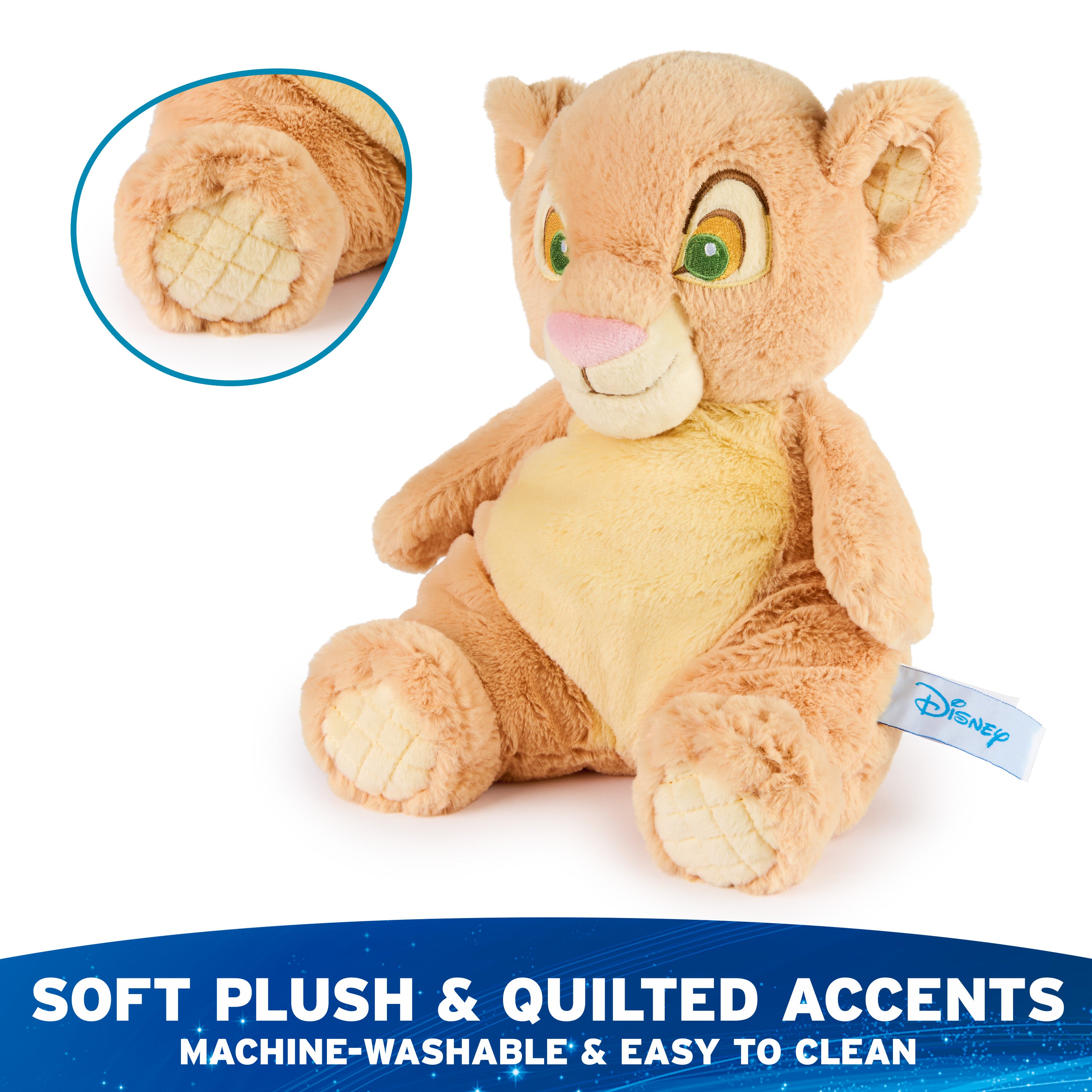GUND Disney Official Nala Oh So Snuggly Plush, The Lion King, Lion Stuffed Animal for Babies and Infants, Yellow, 12.5”