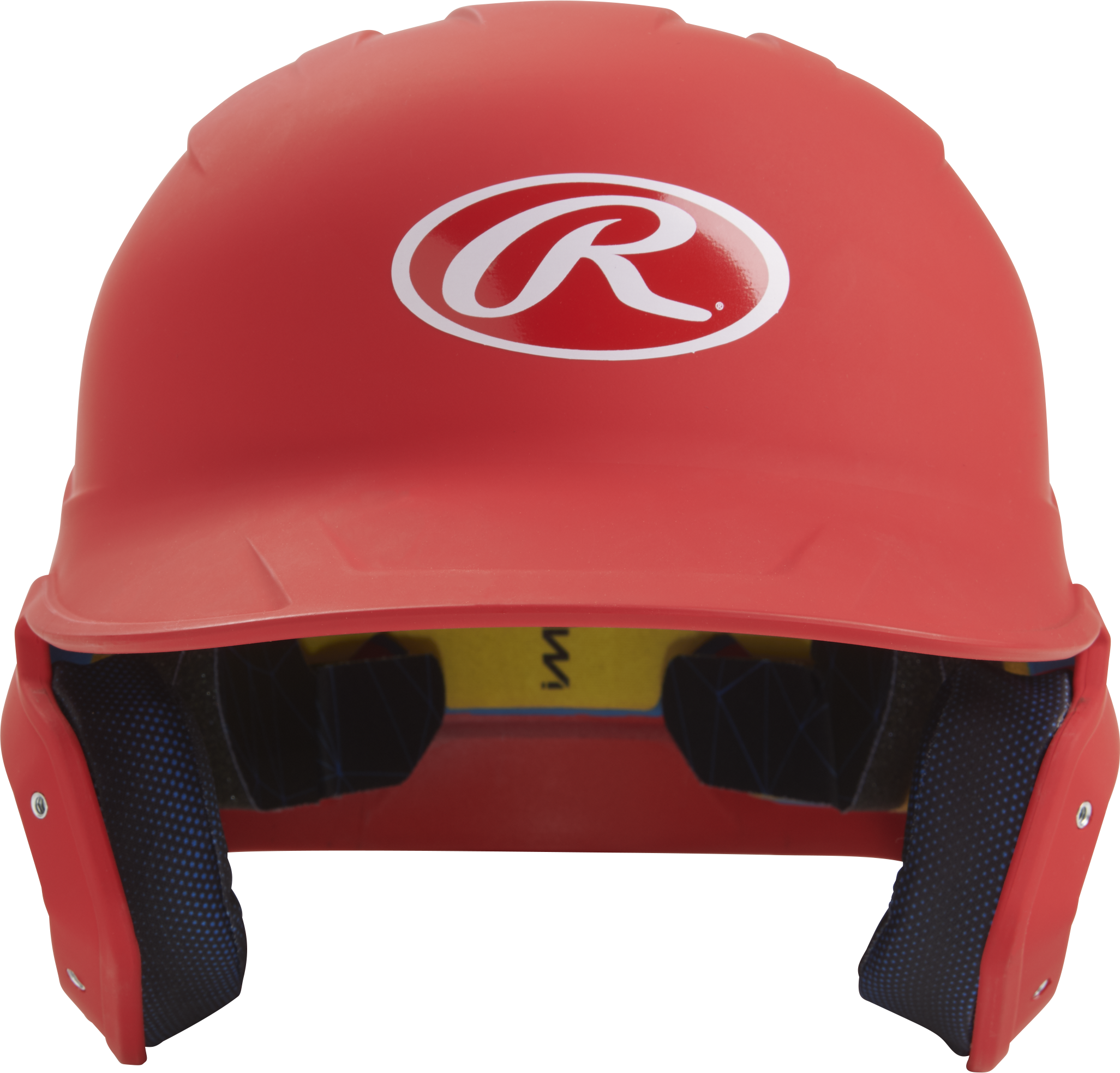 Rawlings Mach Matte Junior Baseball Helmet - Scarlet