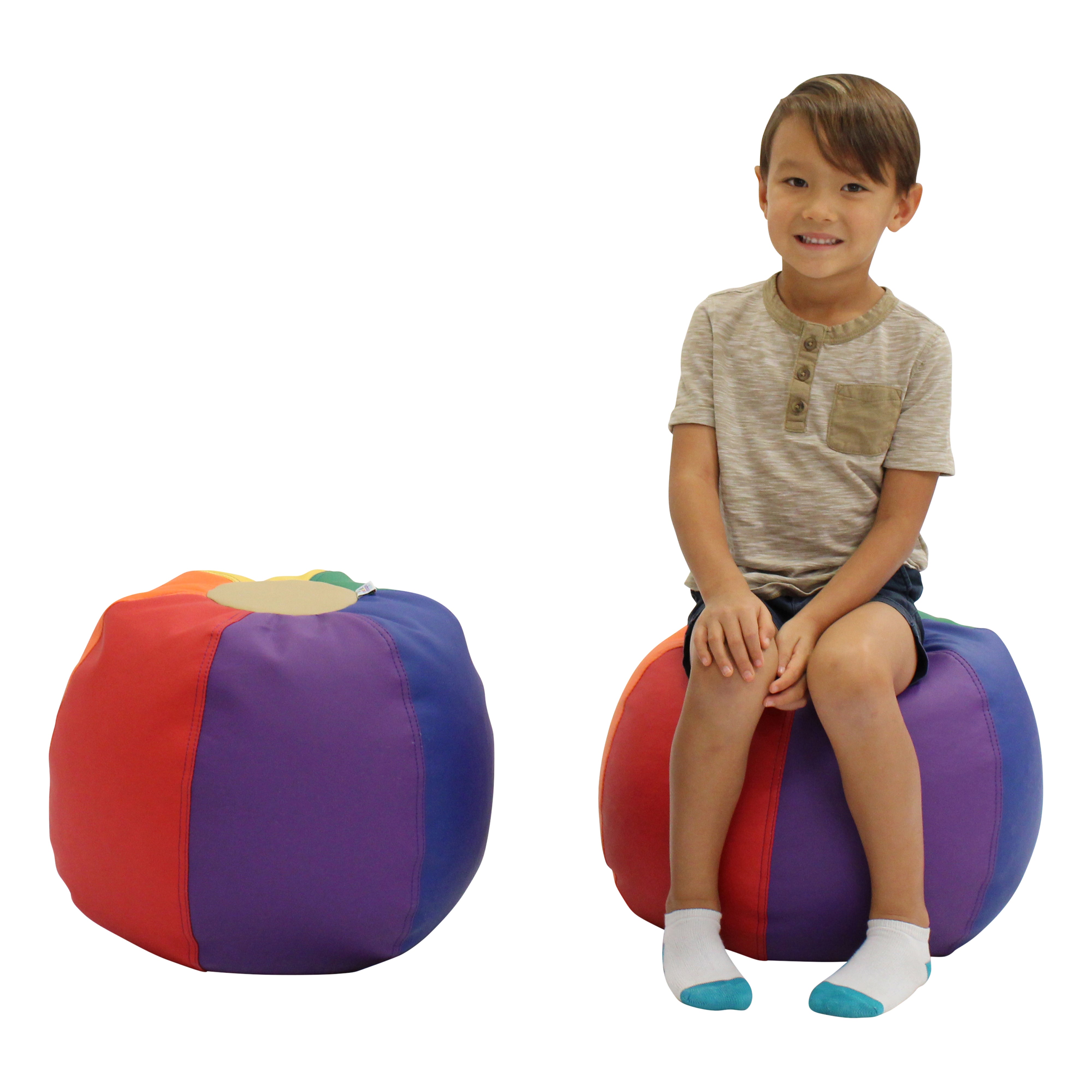 SoftScape Bean Bag Puffs 12" Height, 2-Piece - Assorted