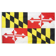 Maryland State Flag 2x3 ft. Nylon SolarGuard Nyl-Glo 100% Made in USA to Official State Design Specifications.