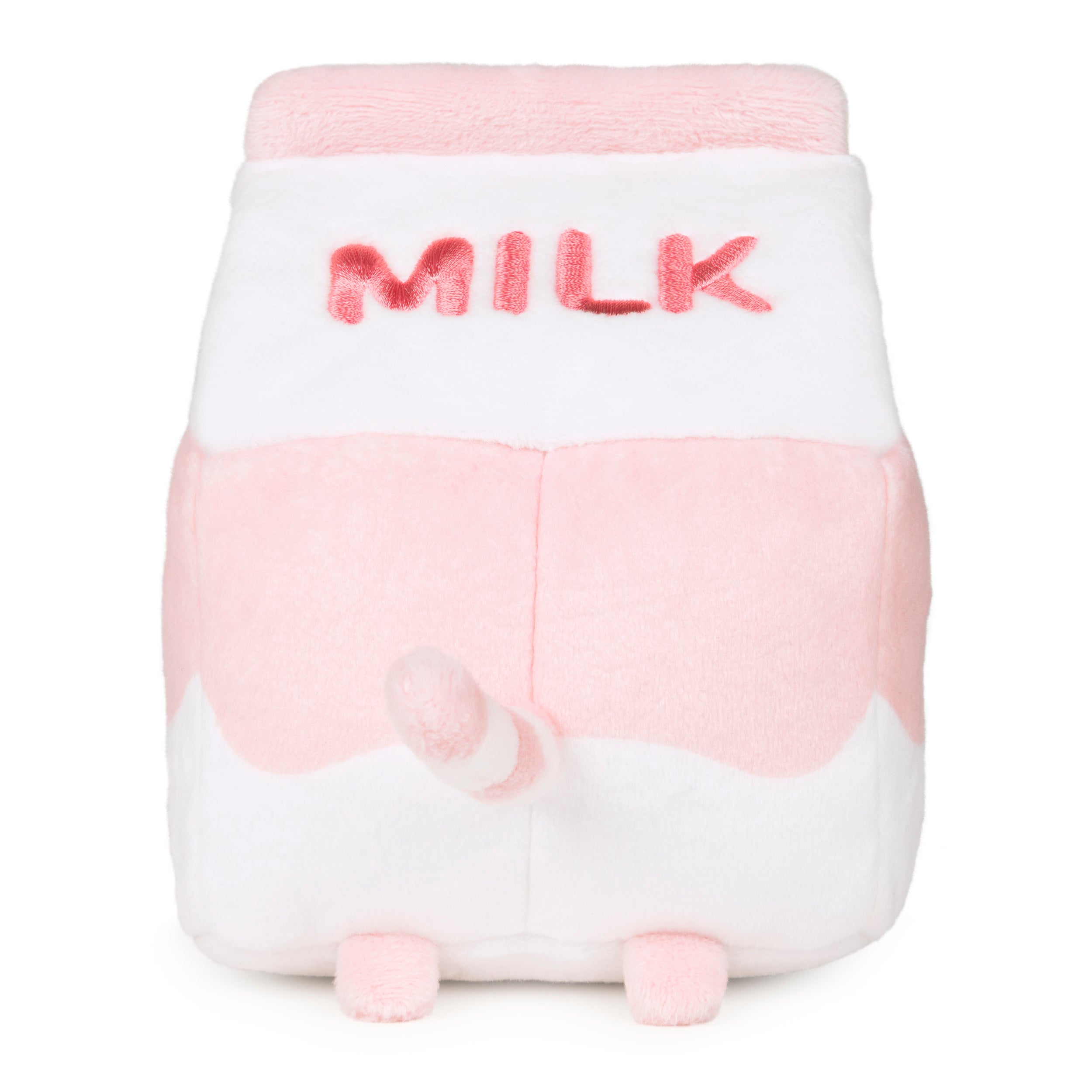 GUND Pusheen Strawberry Milk Plush Cat Stuffed Animal for Ages 8 and Up, Pink/White, 6”