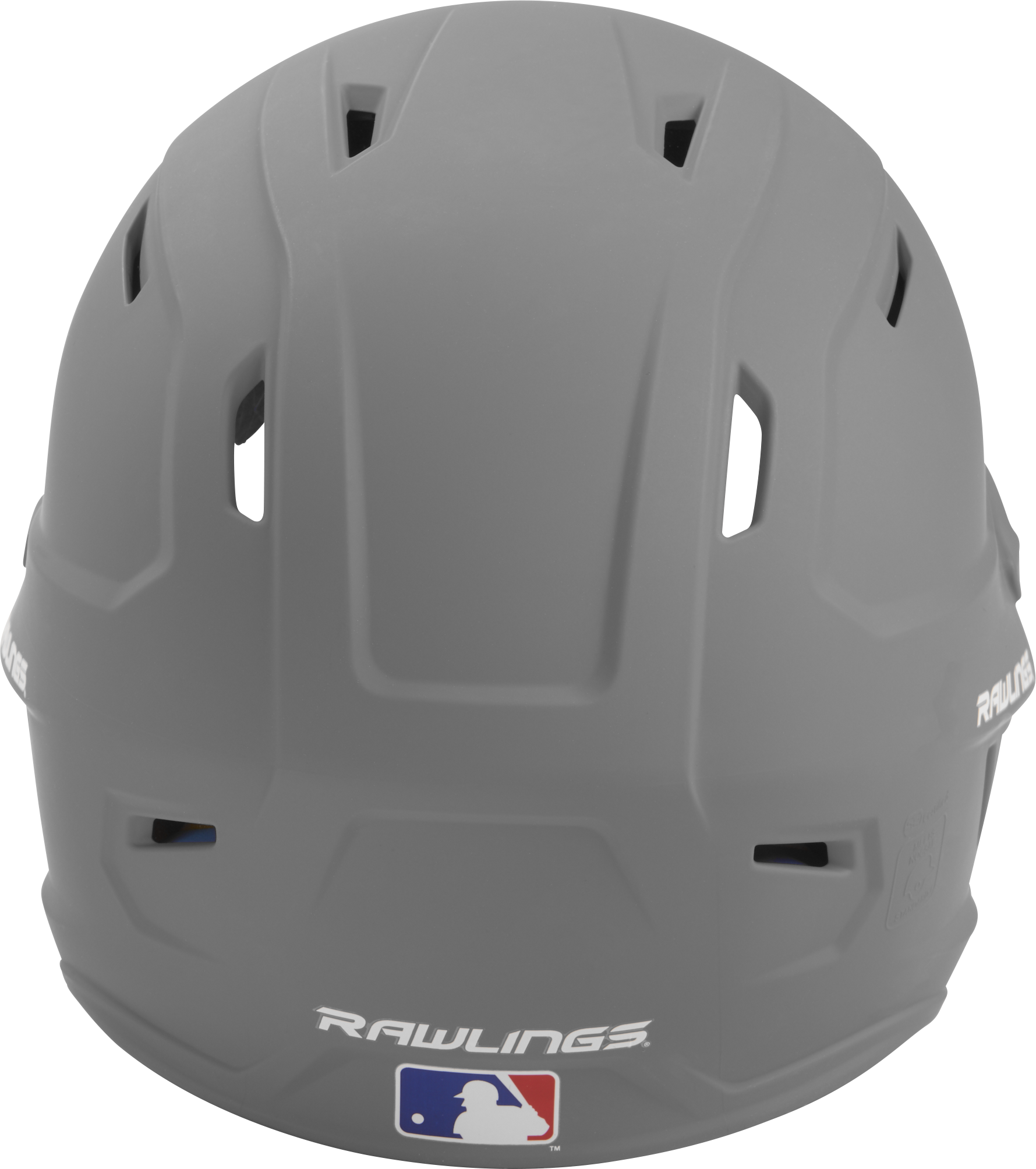 Rawlings Mach Matte Senior Baseball Helmet - Silver