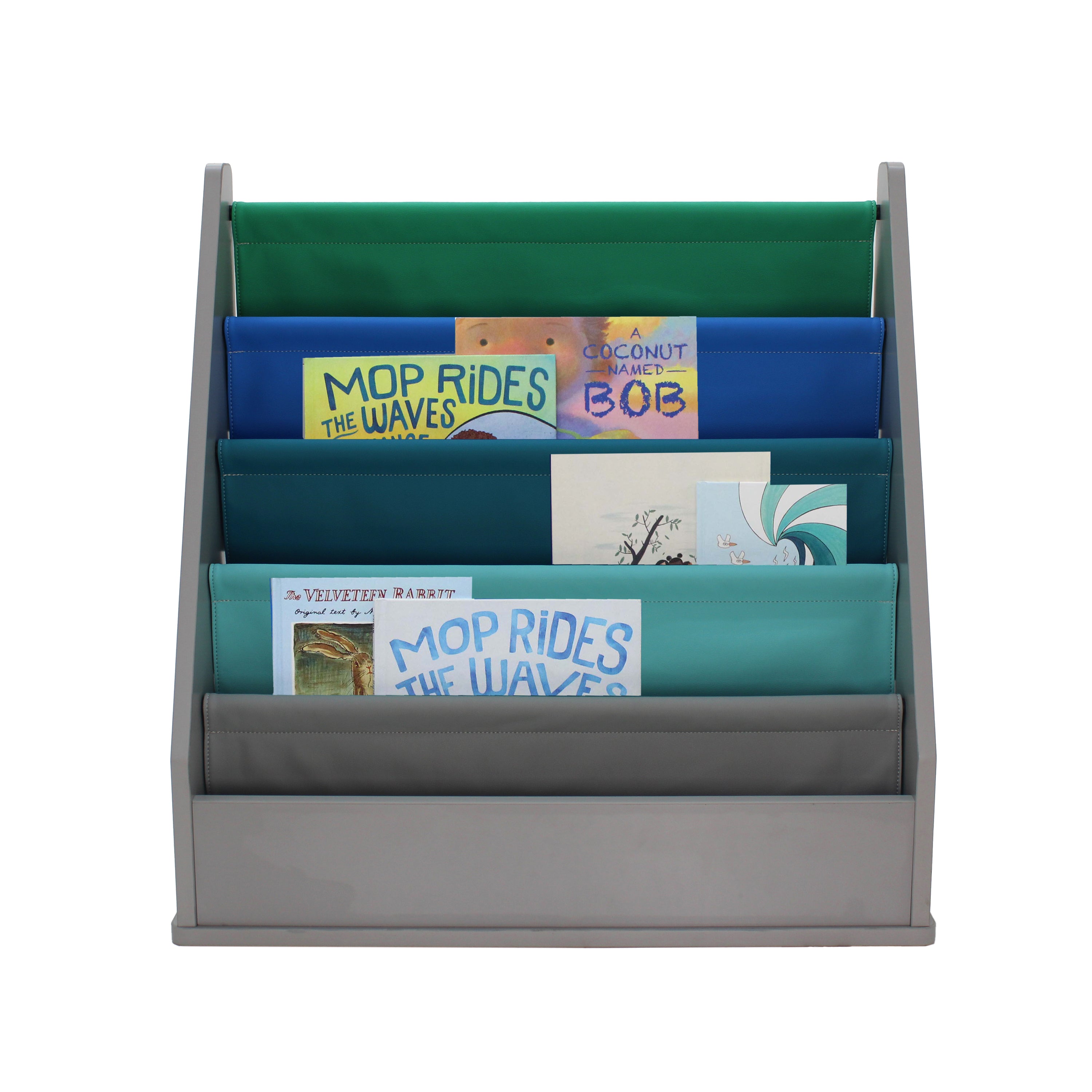 Laminate Sling Book Display - Gray/Contemporary
