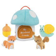 Baby GUND Play Soft My Woodland Friends 5-Piece Plush Playset with Rattle, Squeaker & Crinkle Plush Toys, Sensory Toy for Babies & Newborns, 7.5”