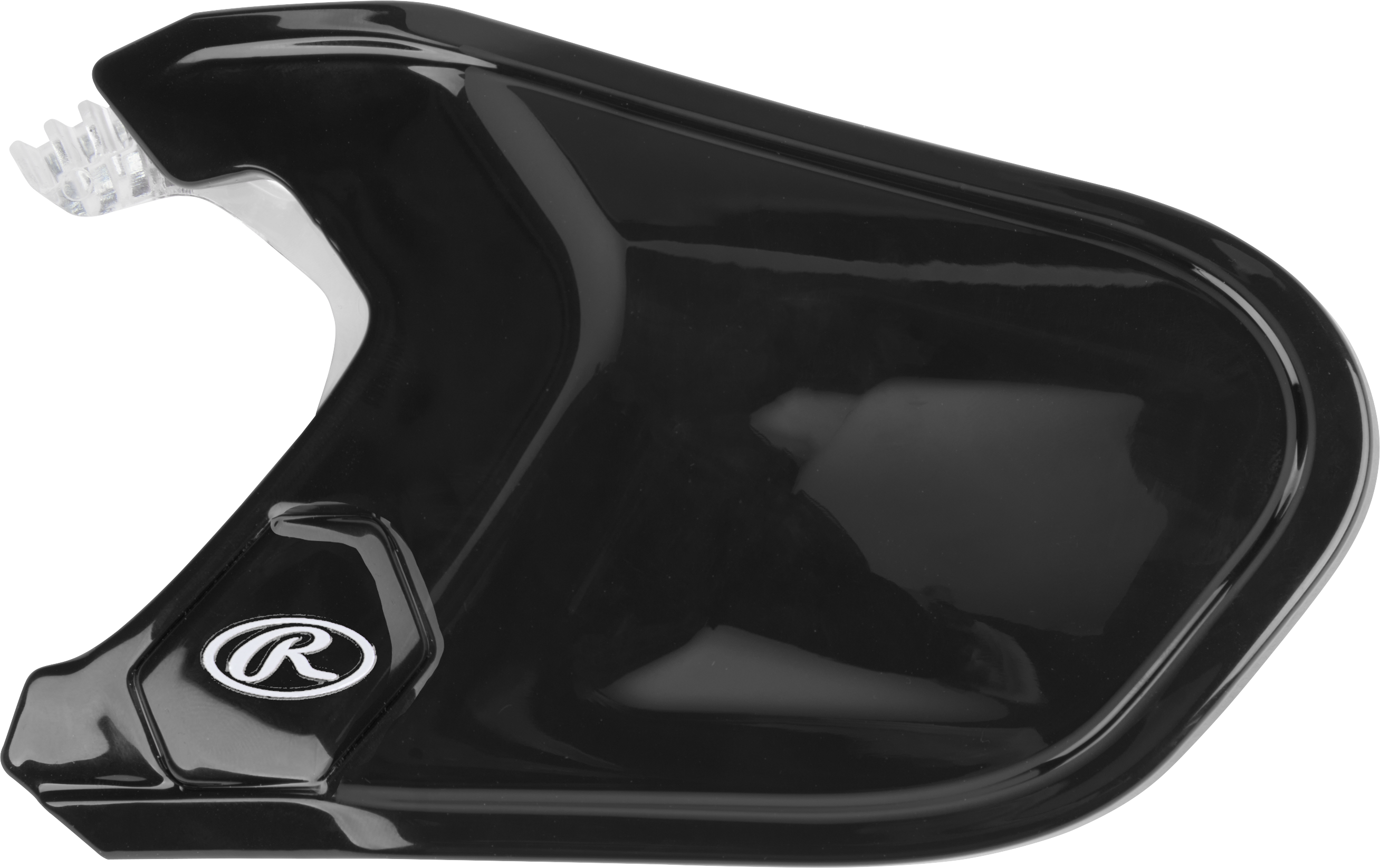 Rawlings Mach Adjust  Lhb Gloss Jaw Guard  - Black