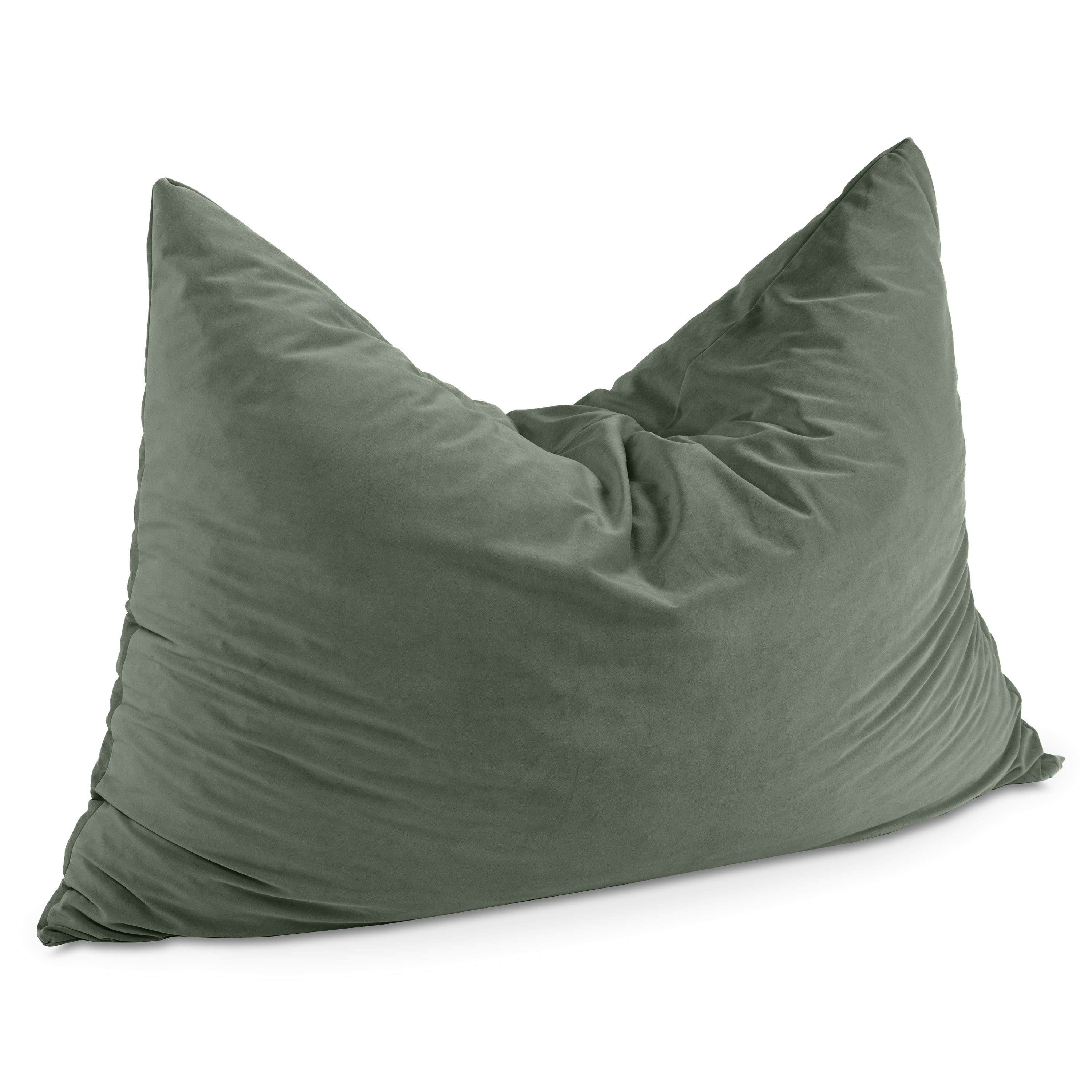 Jaxx Pillow Saxx 5.5-Foot Décor Bean Bag Giant Floor Pillow Lounge, Lush Velvet Merlot