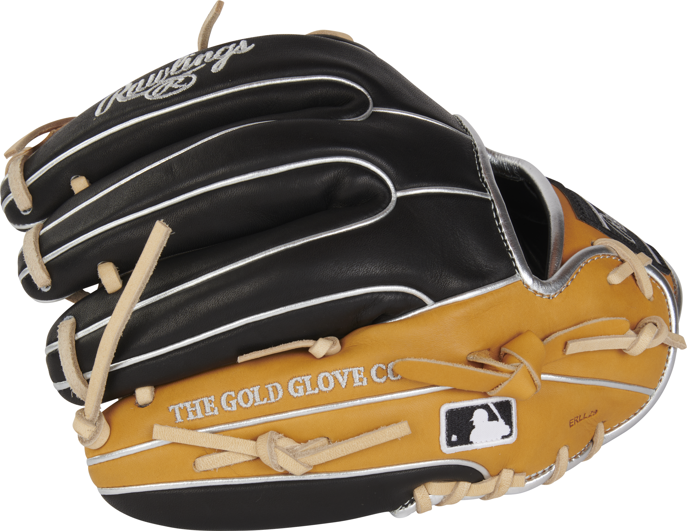 Rawlings Heart Of The Hide Series 11.5-Inch Baseball Glove - Right Hand Thrower - Black/Tan