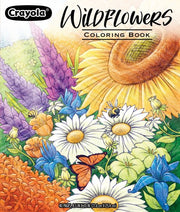 Crayola Wildflower Coloring Book, 40 Premium Adult Coloring Pages, Gift