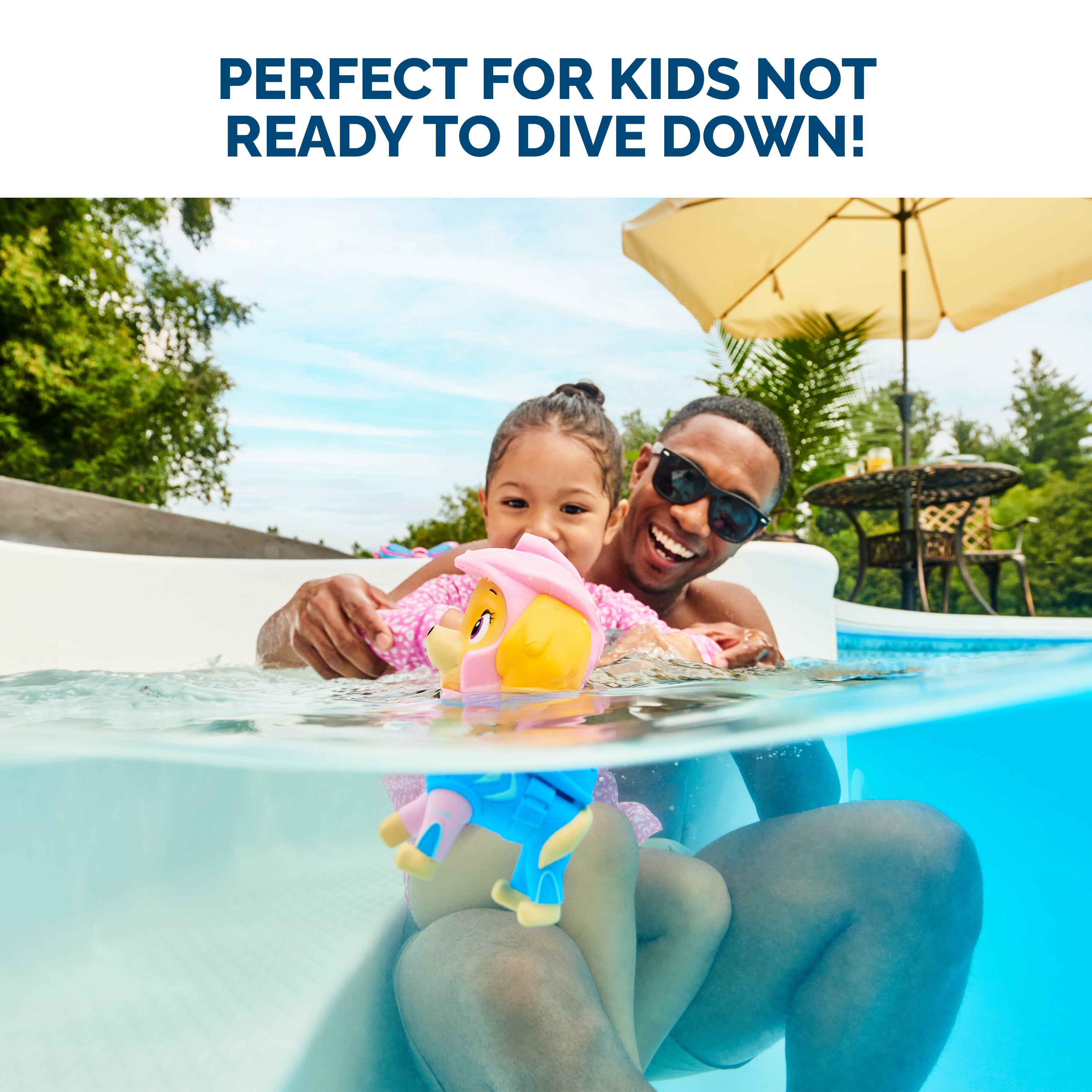 Swimways Paw Patrol Skye Floatin' Figures, Swimming Pool Accessories & Kids Pool Toys, Paw Patrol Party Supplies & Water Toys for Kids Aged 3 & Up