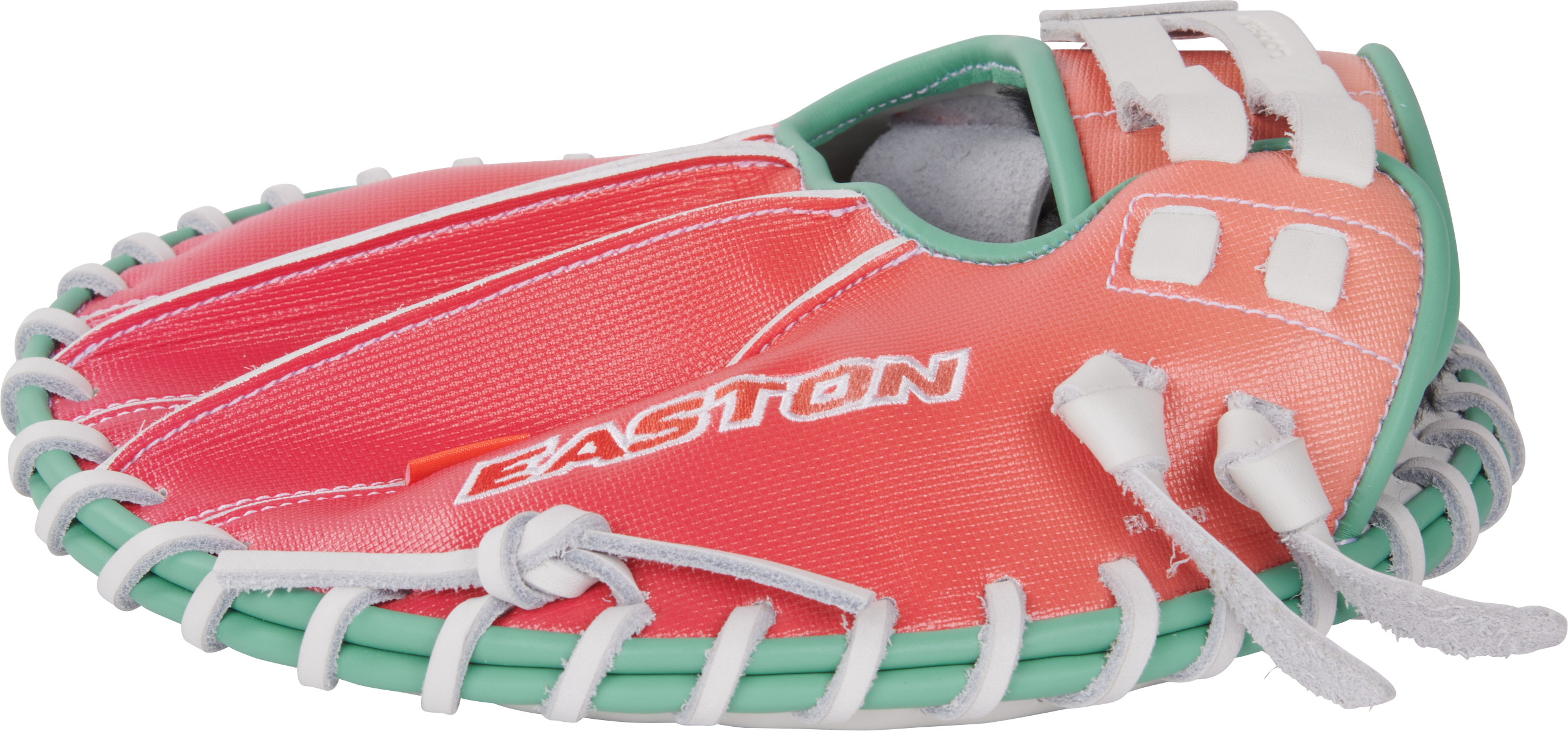 Easton Jen Schroeder Flat Training Glove - White/Melon