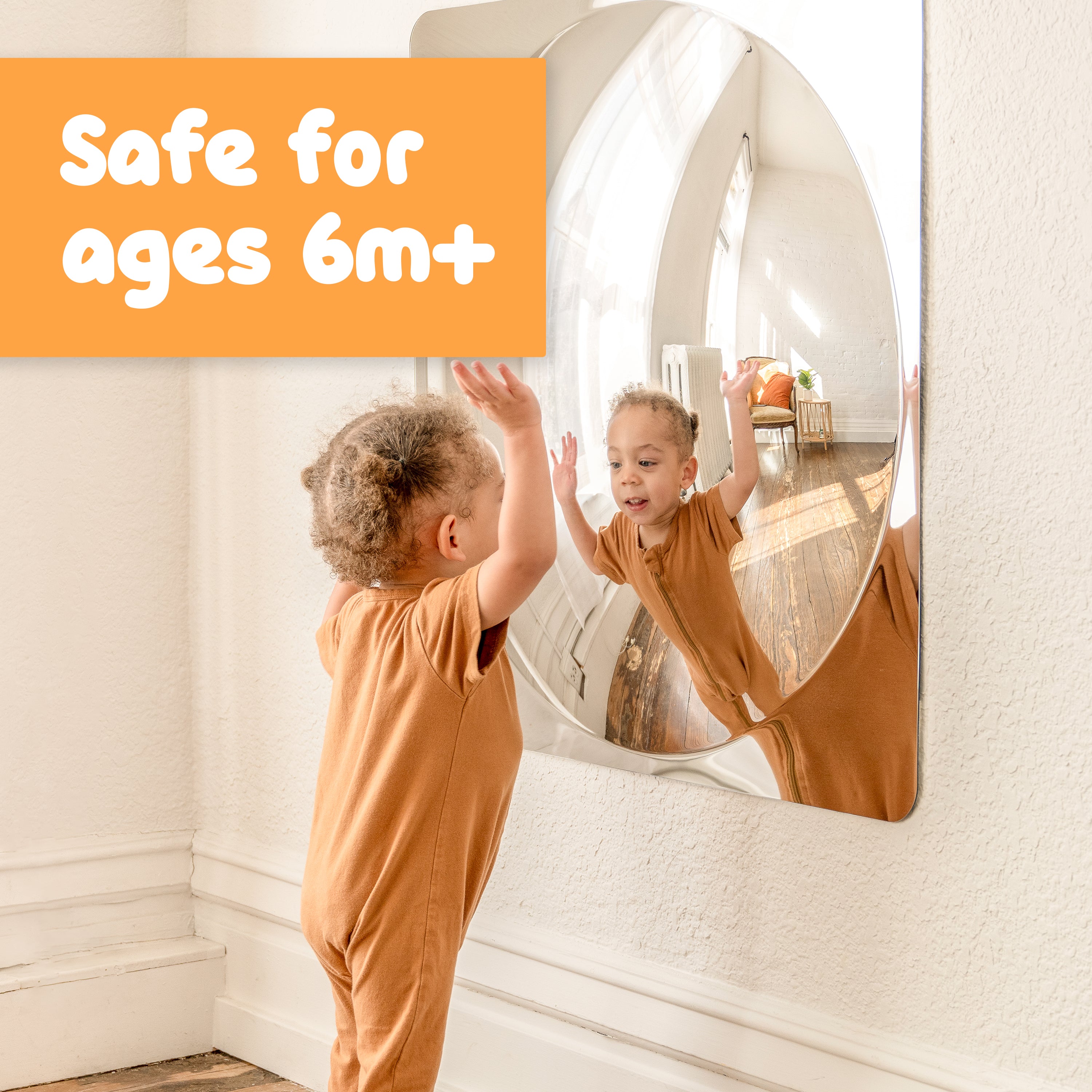 *Sensory Wall Toddler Mirror - Giant - 1 Bubble