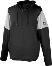 Rawlings Adult Colorsync Quarter-Zip Performance Fleece Hoodie - Small - Black