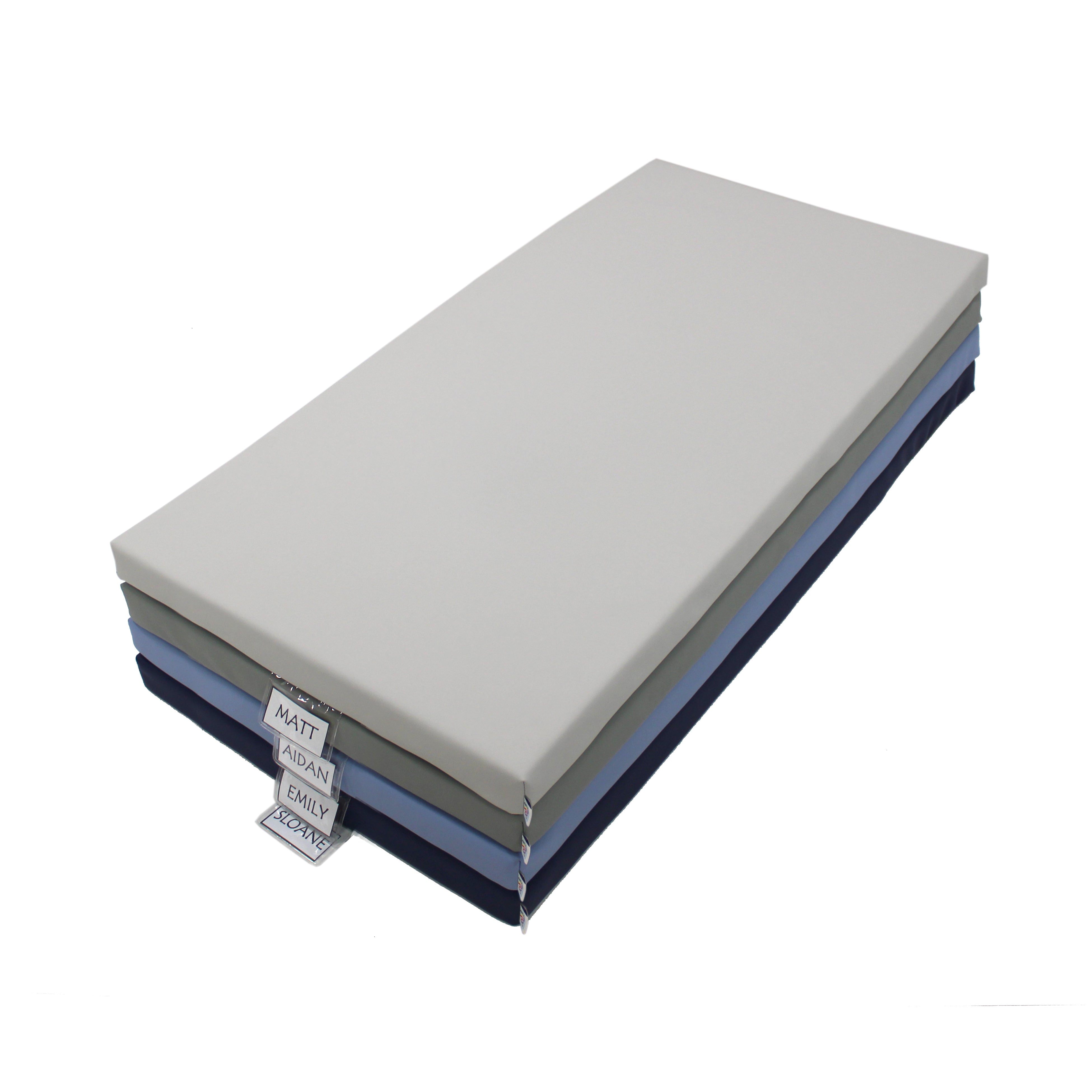 SoftScape Sleepy Time Rest Mats, 4-Piece - Navy/Powder Blue