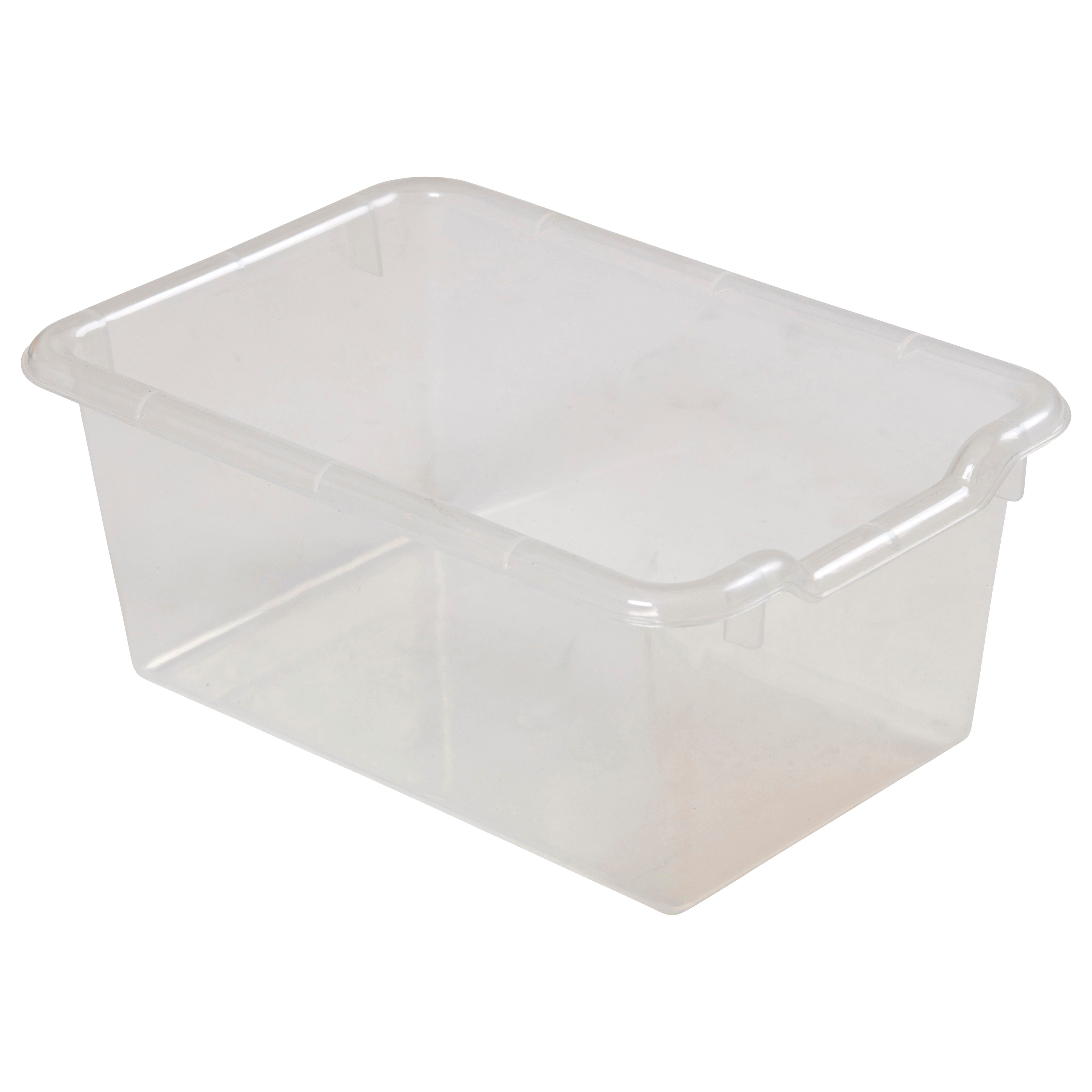 Scoop Front Storage Bins - Clear