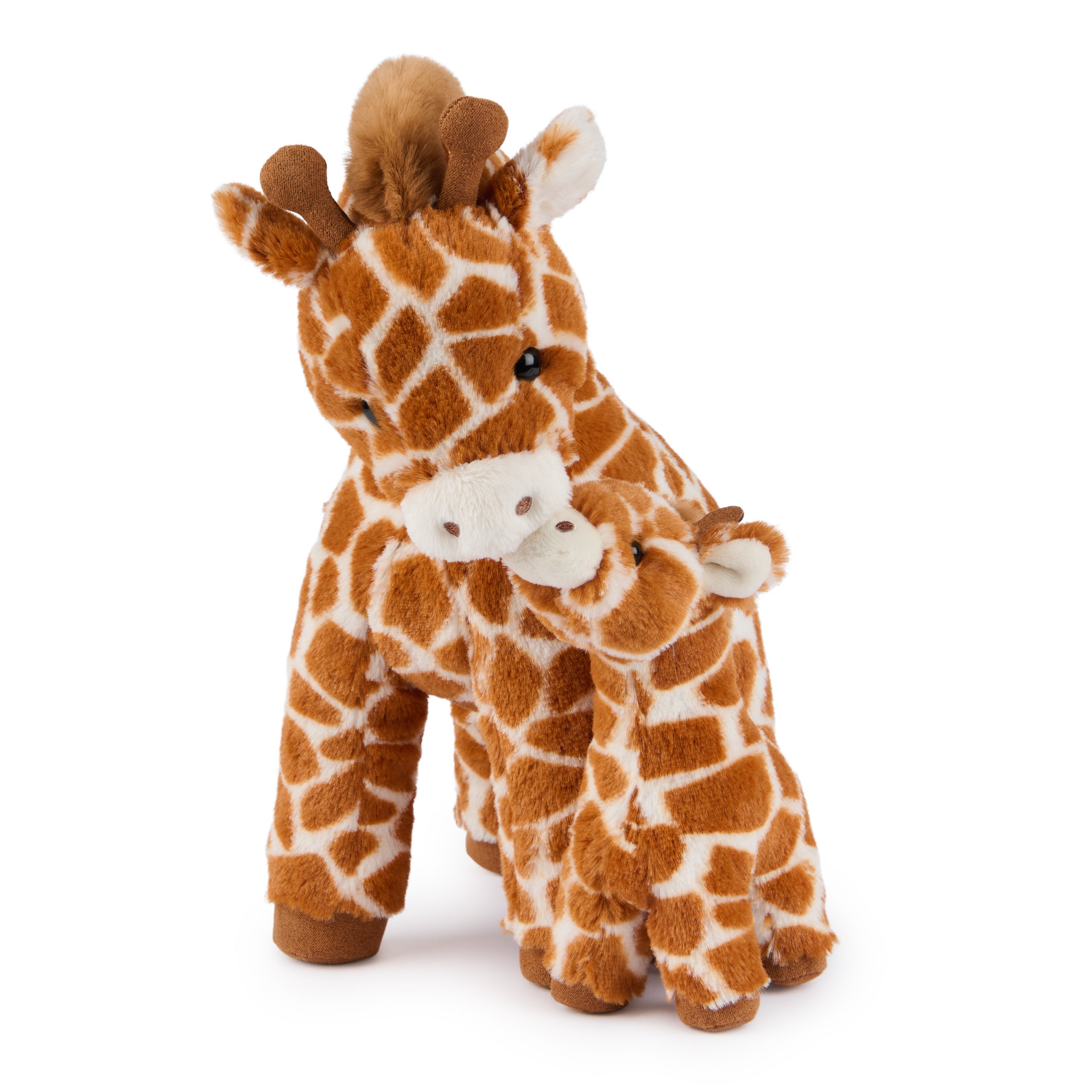 GUND Solana Giraffe and Baby Plush, Premium Giraffe Stuffed Animals for Ages 1 and Up, Brown, 10”