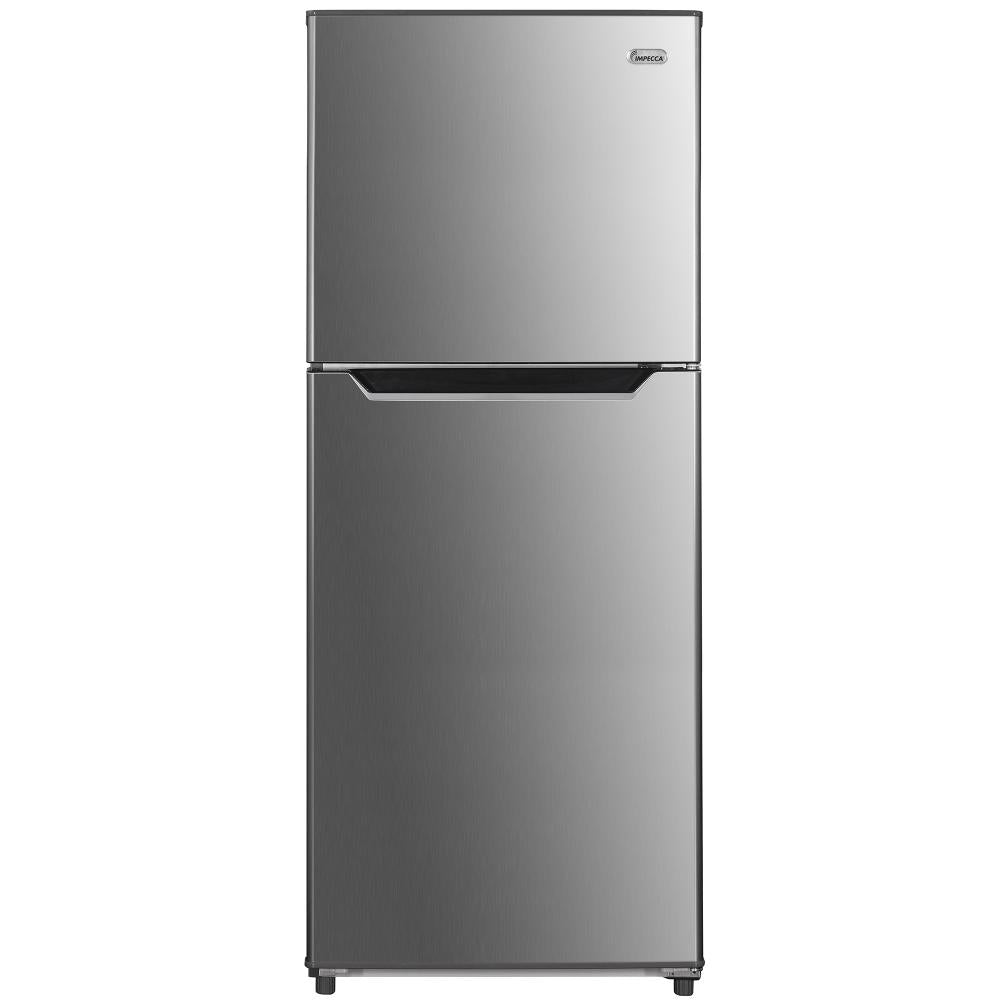 Impecca 10.1 Cu. Ft. Apartment Refrigerator with Top Mount Freezer - Stainless Look