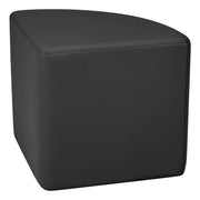 Pro Series Upholstered Pie Ottoman 18" Height - Black