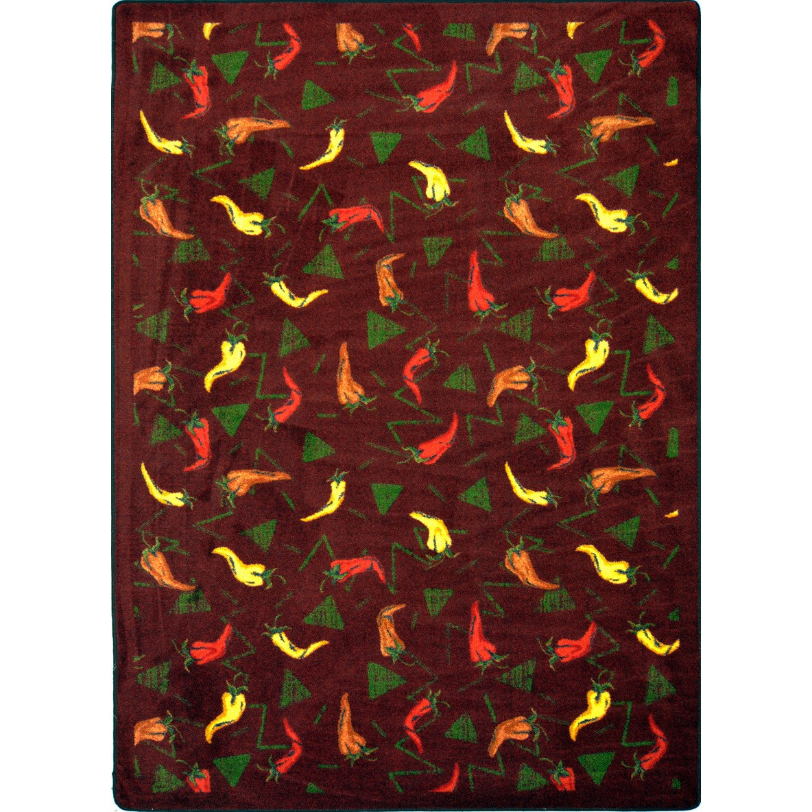 Jalapeno Fiesta 10'9" x 13'2" area rug in color Garnet