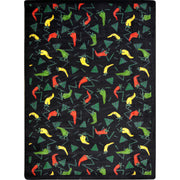 Jalapeno Fiesta 7'8" x 10'9" area rug in color Onyx